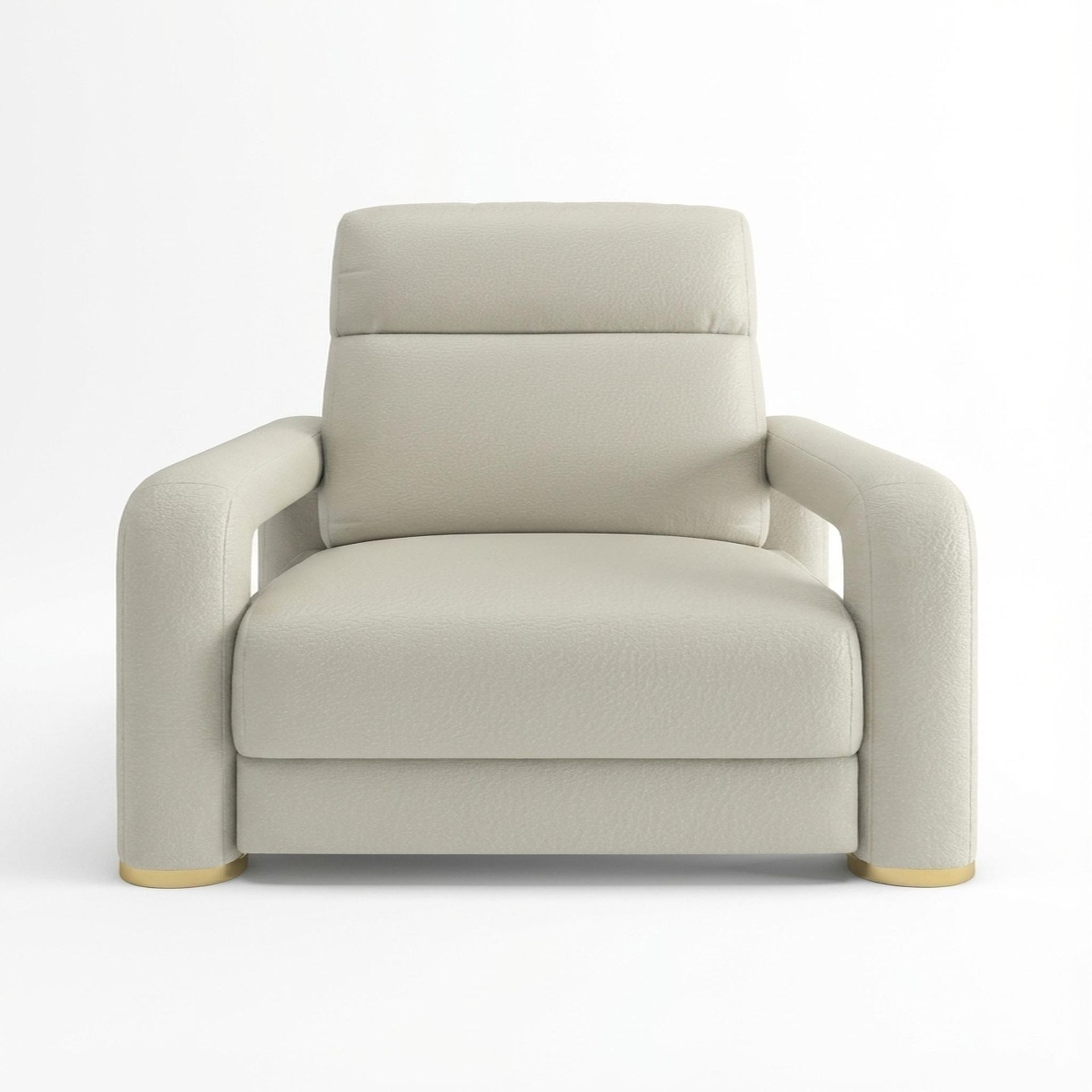 Hinata New Recliner, Electric, Alabaster Veil Vegan Leather