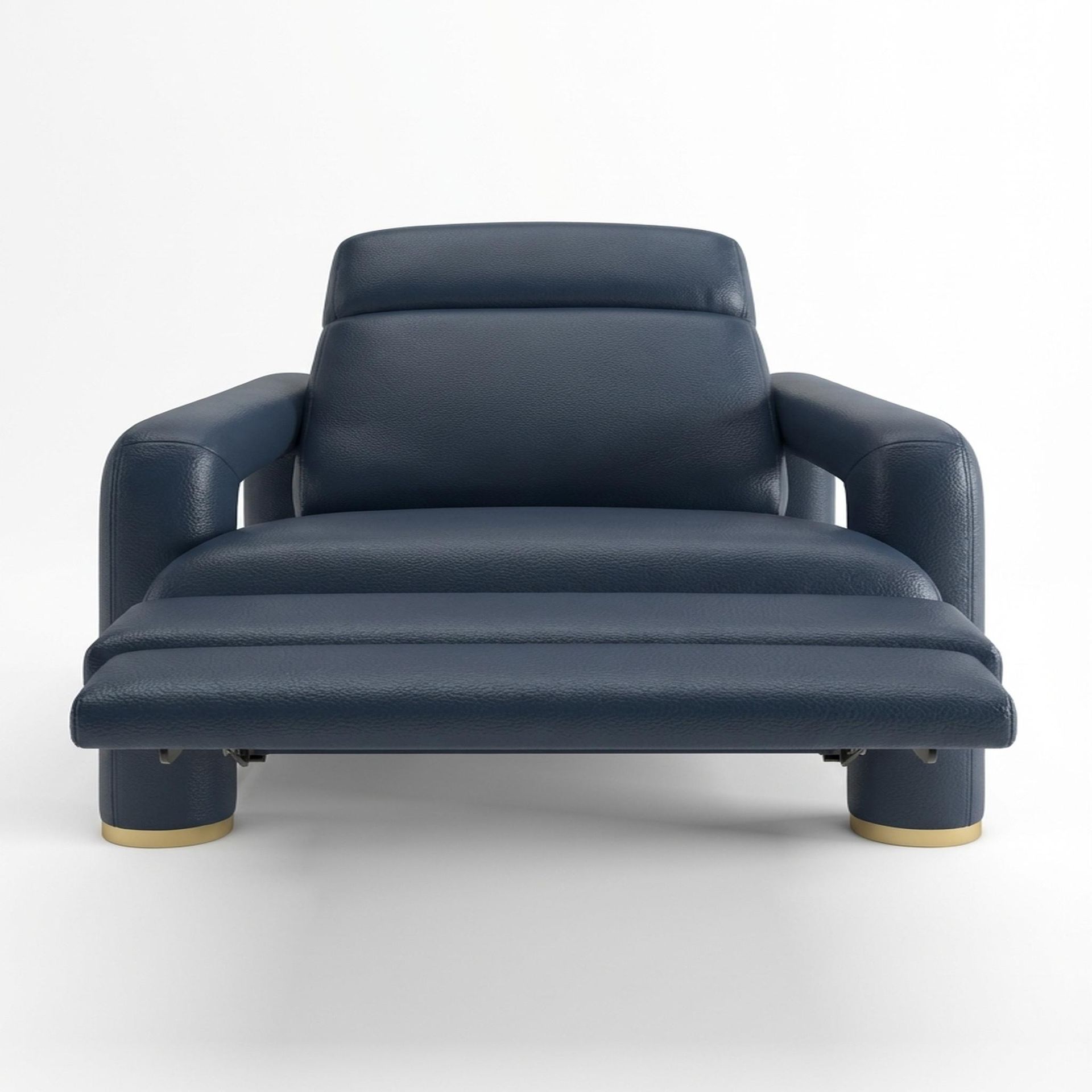 Hinata New Recliner, Electric, Cobalt Vegan Leather