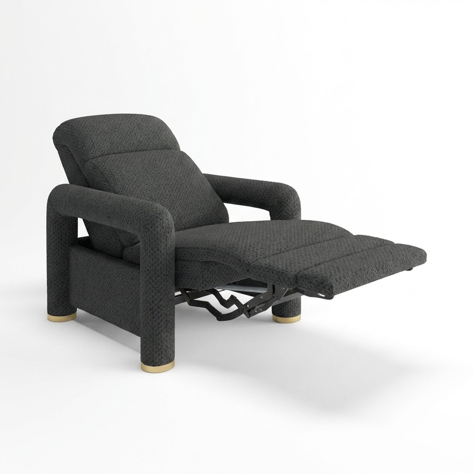 Hinata New Recliner, Electric, Graphite Charcoal Elite