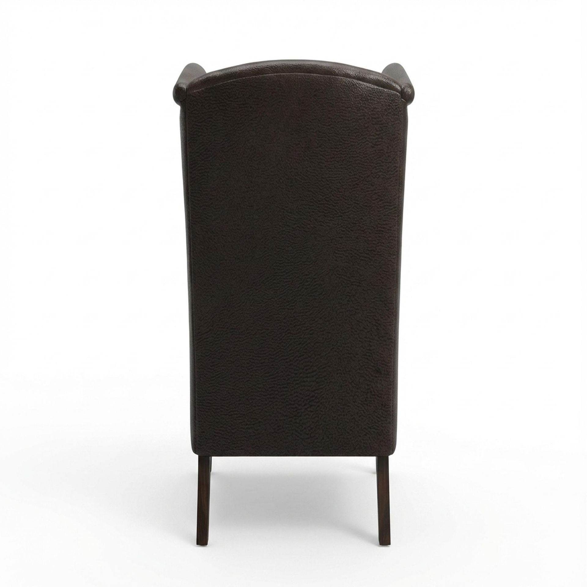 Lydia Accent Chair, Coco Walnut Legs Essential Beige Brown Upholstery