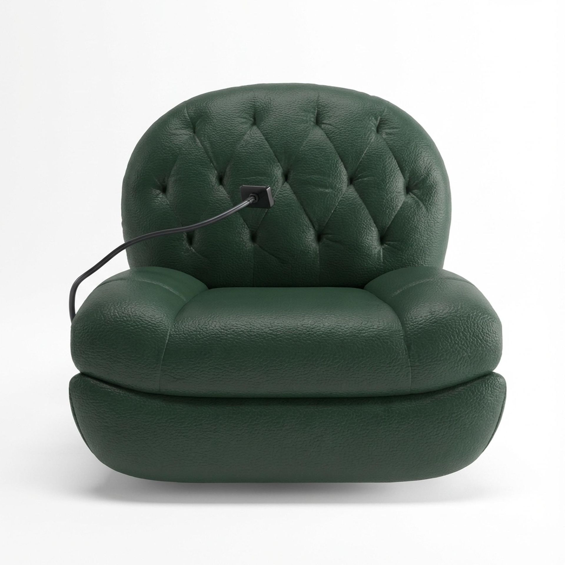 Matteo New Recliner, Electric, Valencia Green Vegan Leather