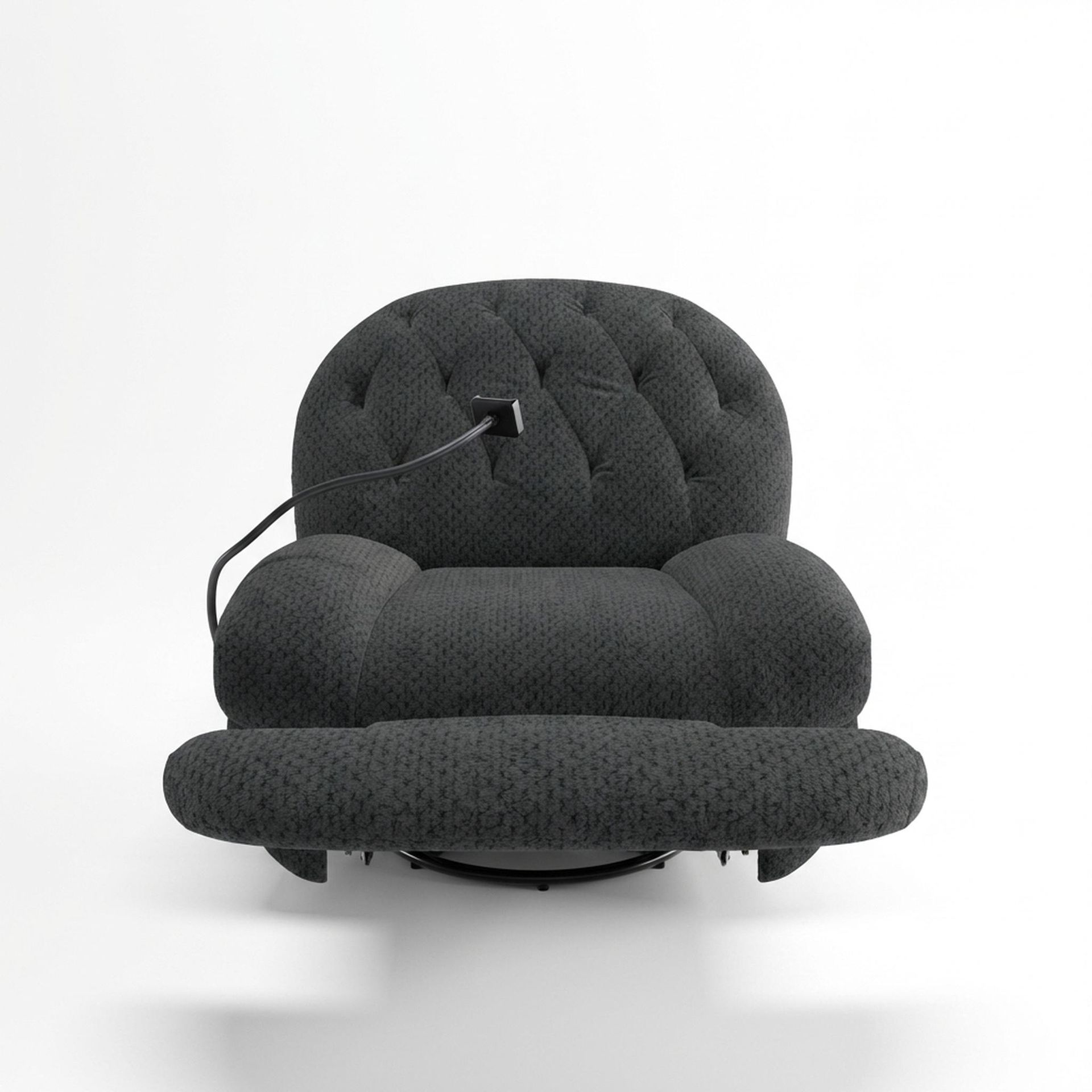 Matteo New Recliner, Electric, Graphite Charcoal Elite