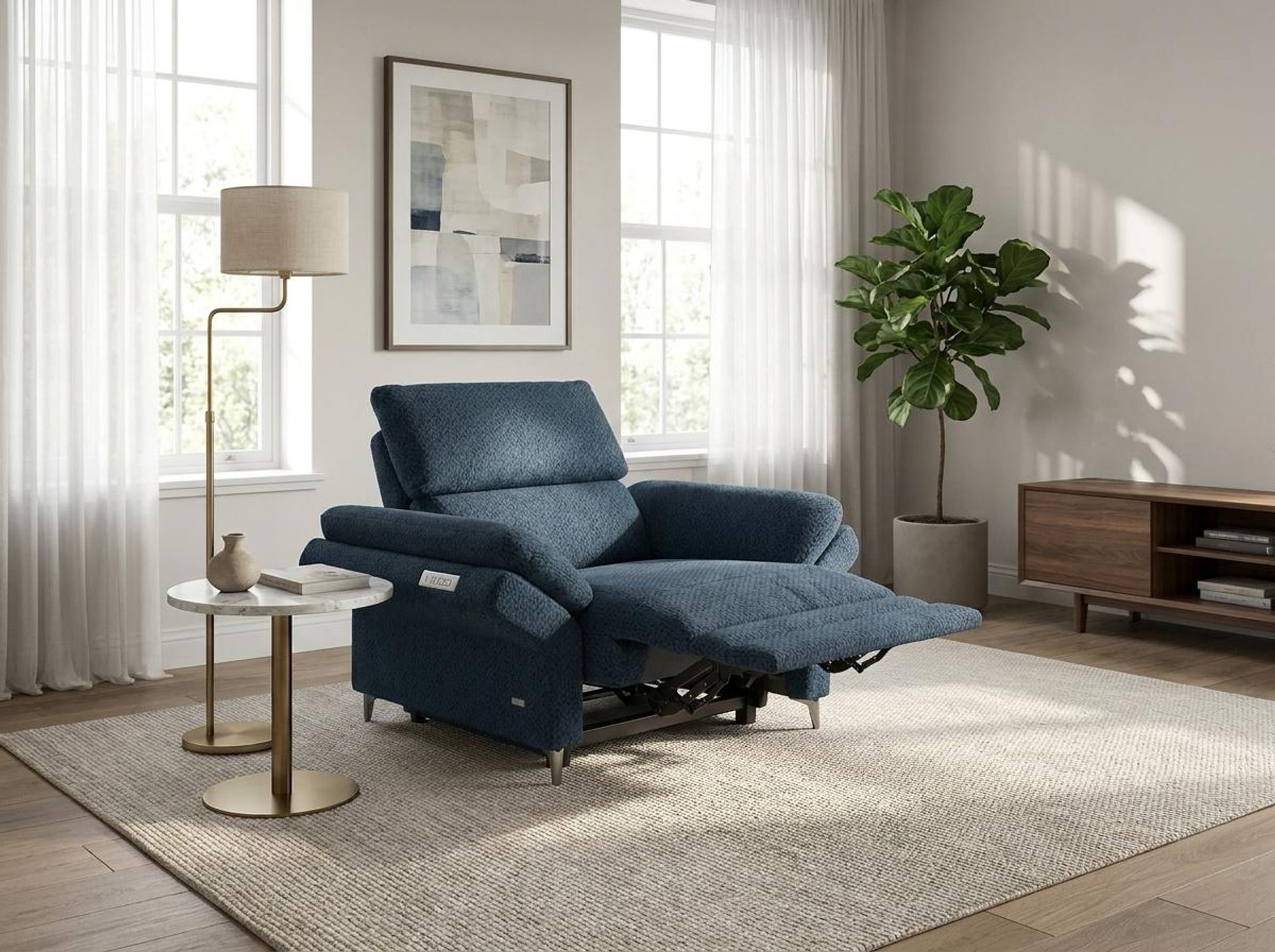 Olympus Relaxed Seat, 1 Seater ( 1 RR), Royal Ink Elite