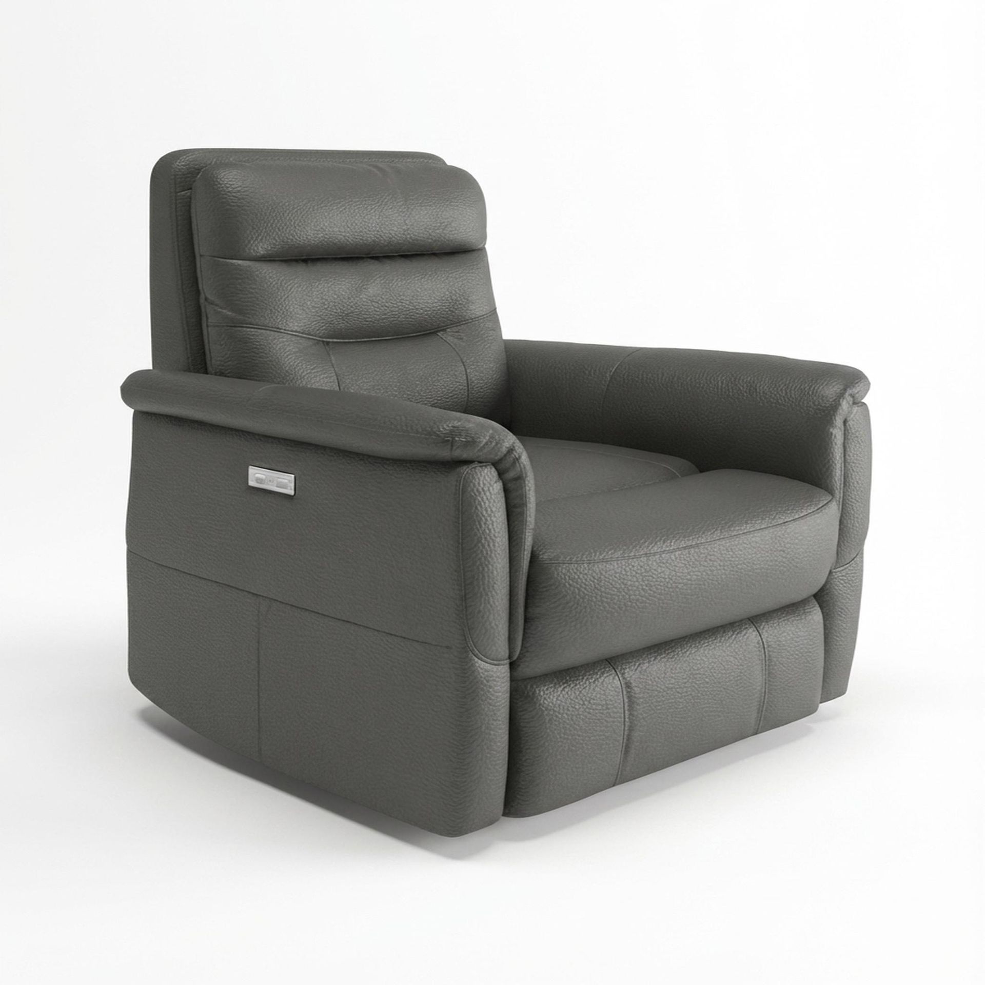 Orion New Recliner, Electric, Chelsea Grey Aura Leather Essential