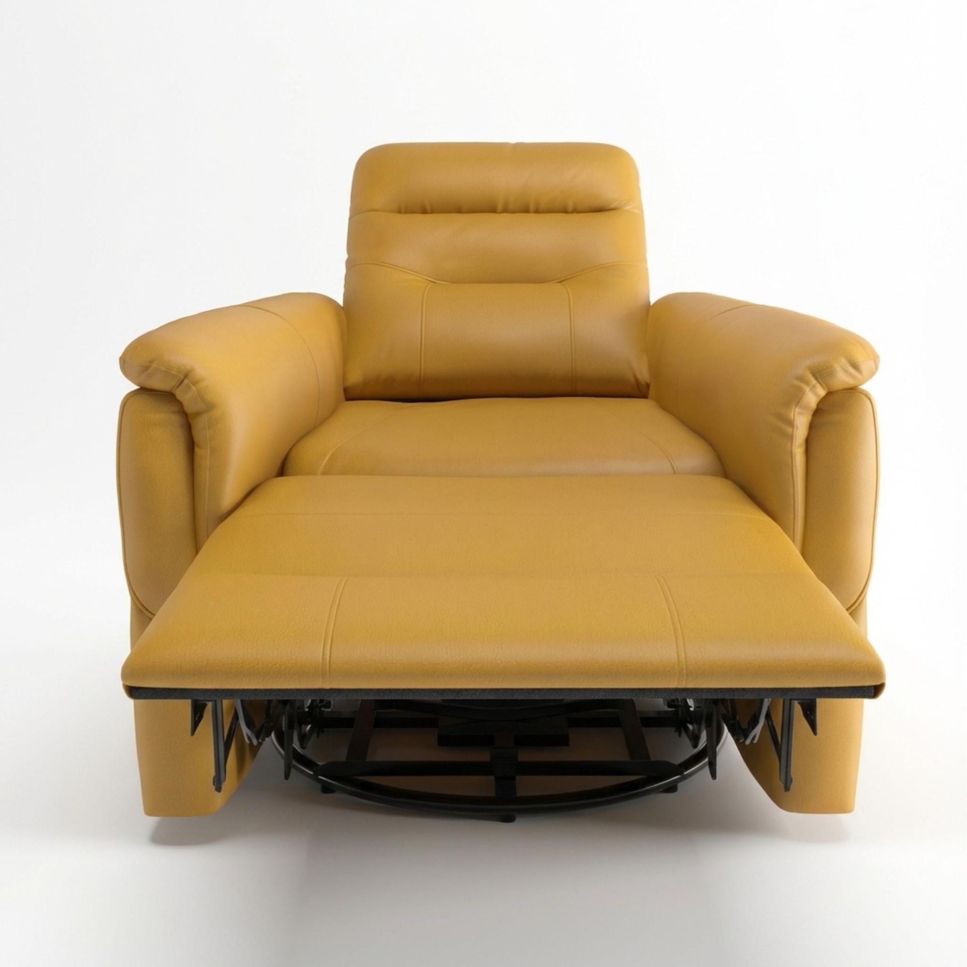 Orion New Recliner, Electric, Golden Temple Aura Leather Essential