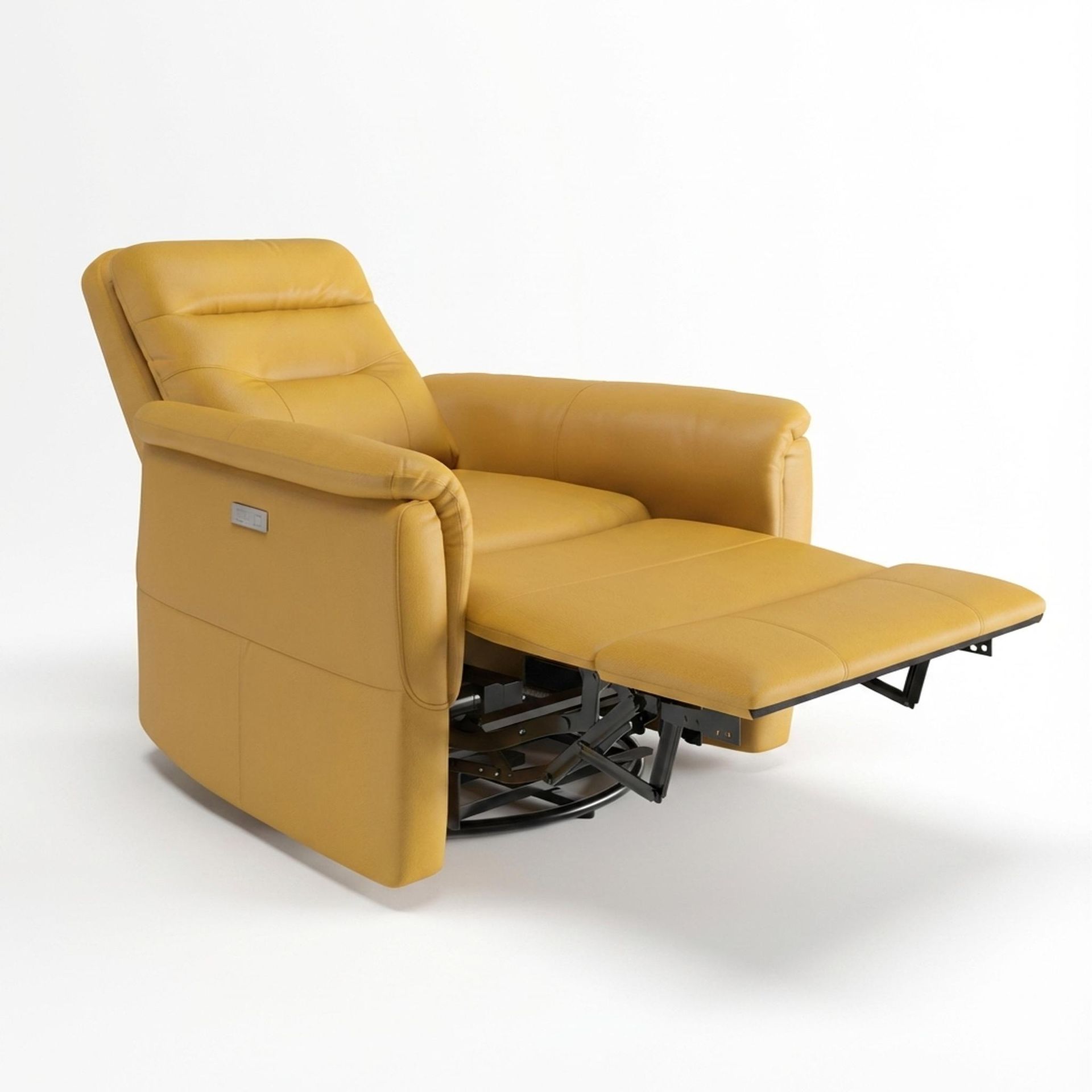 Orion New Recliner, Electric, Golden Temple Aura Leather Essential