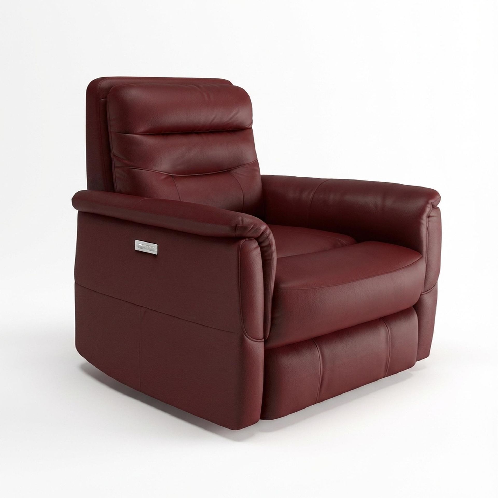 Orion New Recliner, Electric, Victorian Rosso Grandeur Leather Essential