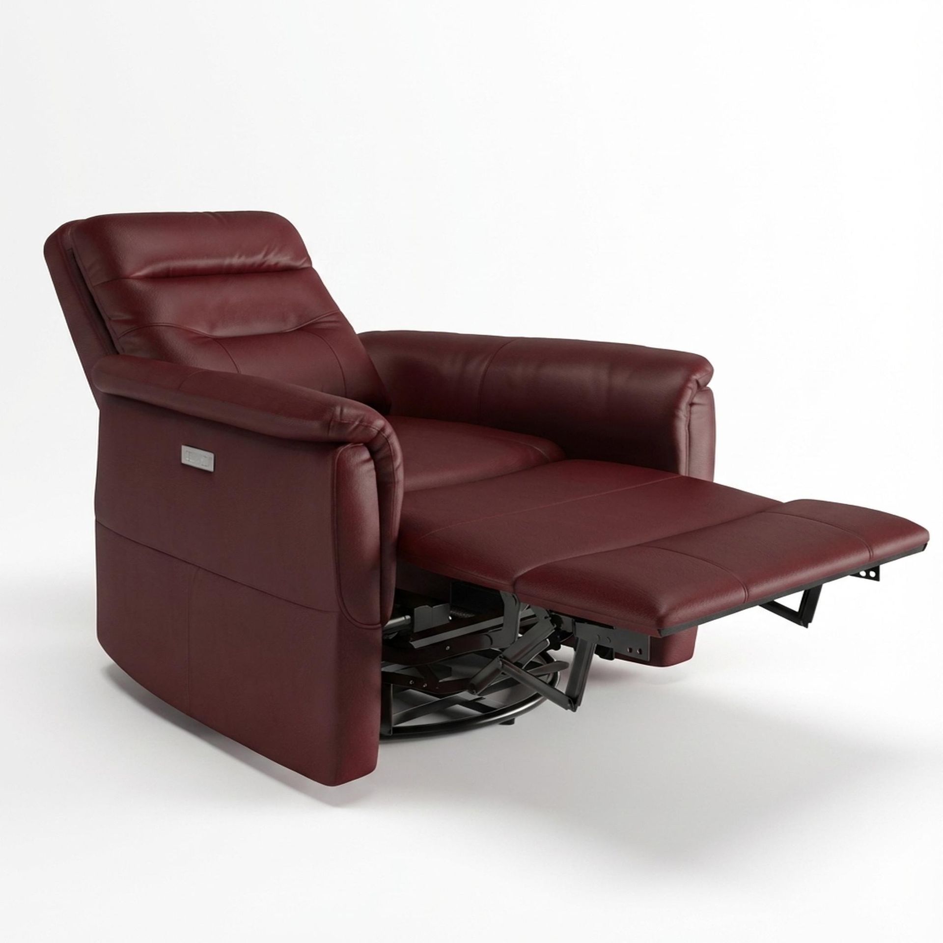 Orion New Recliner, Electric, Victorian Rosso Grandeur Leather Essential
