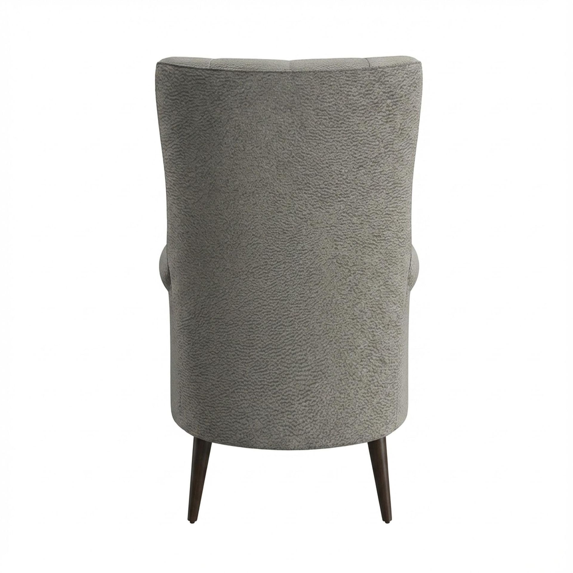 Willow Accent Chair, Coco Walnut Legs Essential Bone Upholstery