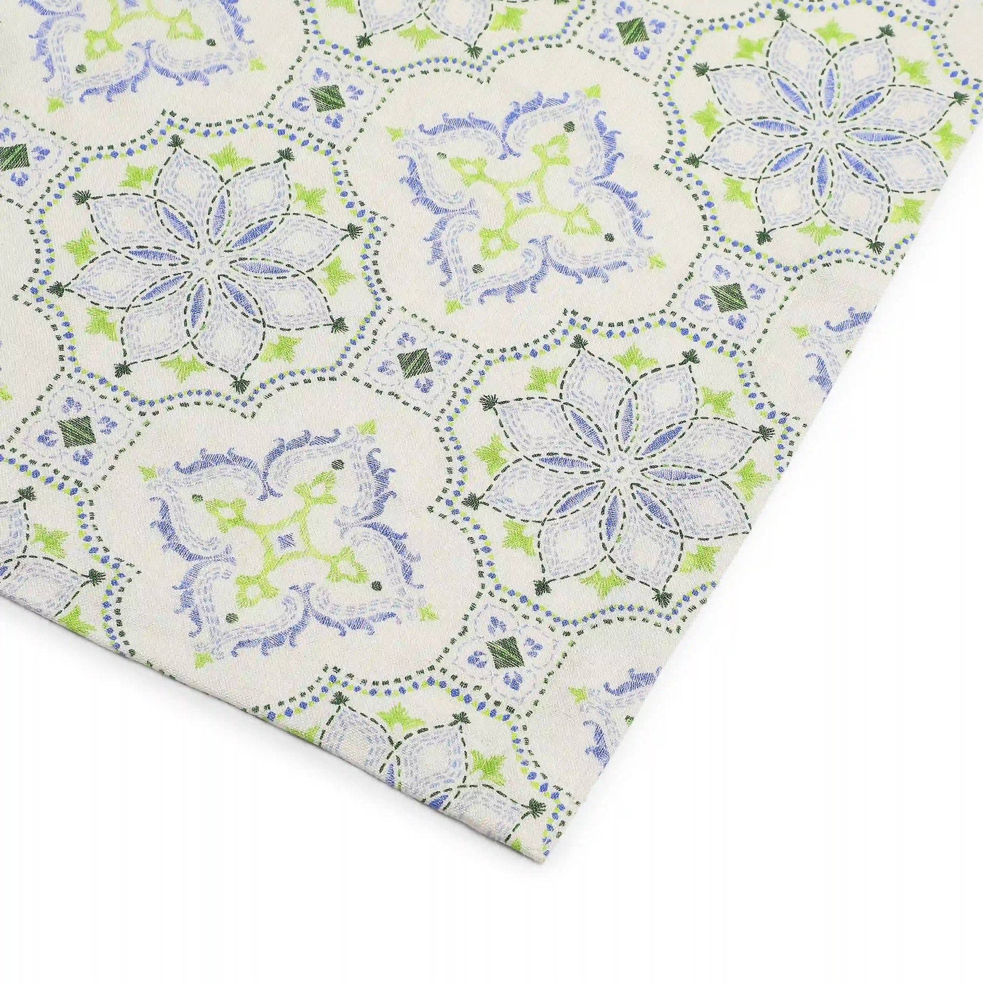 Ethnic 280 GSM 100% Cotton Blue Set of 6 Table Napkin | Nonna's Home