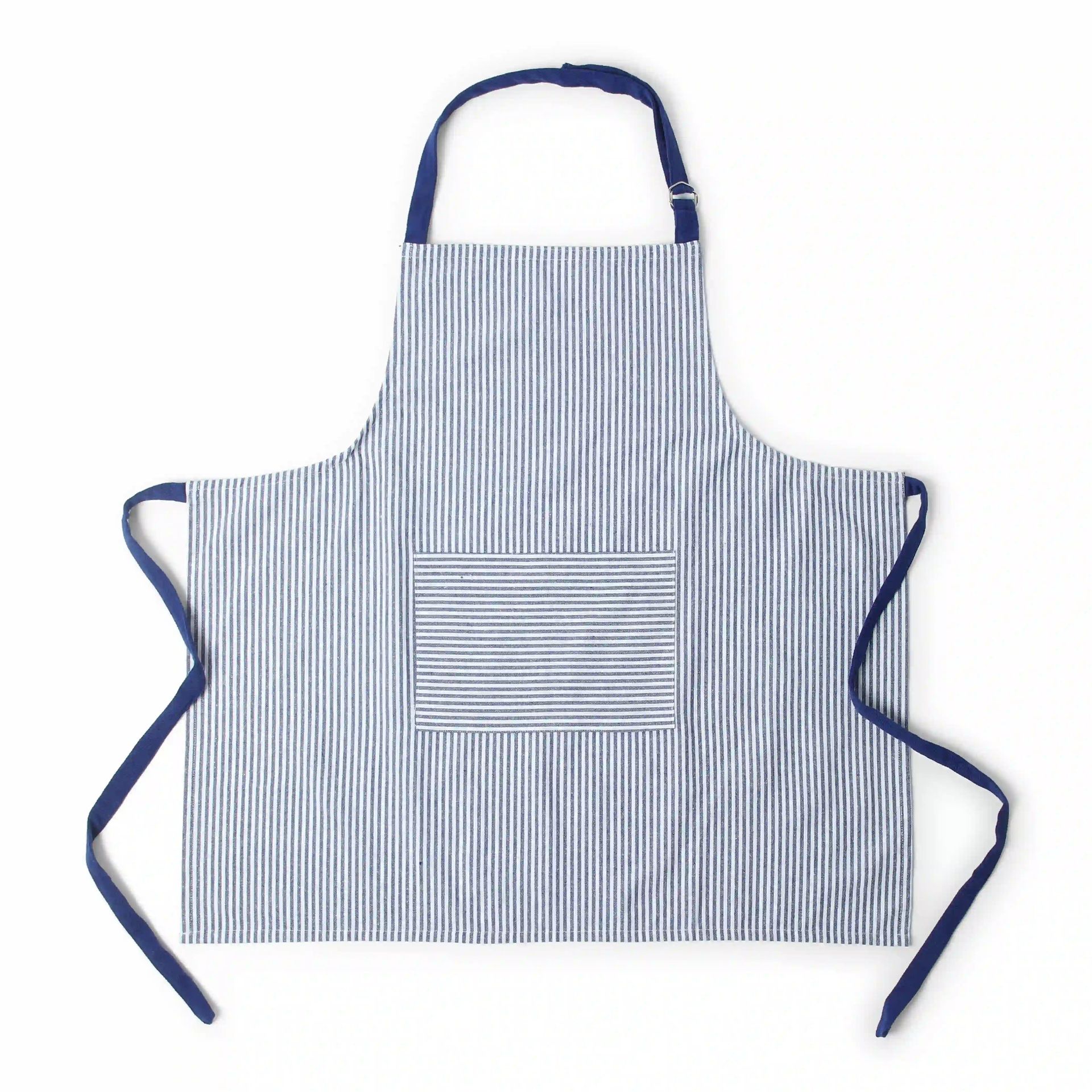 Solid Dyed Cotton Polyester blend Deep Blue 20 Piece Kitchen Linen Set | Nonna's Home