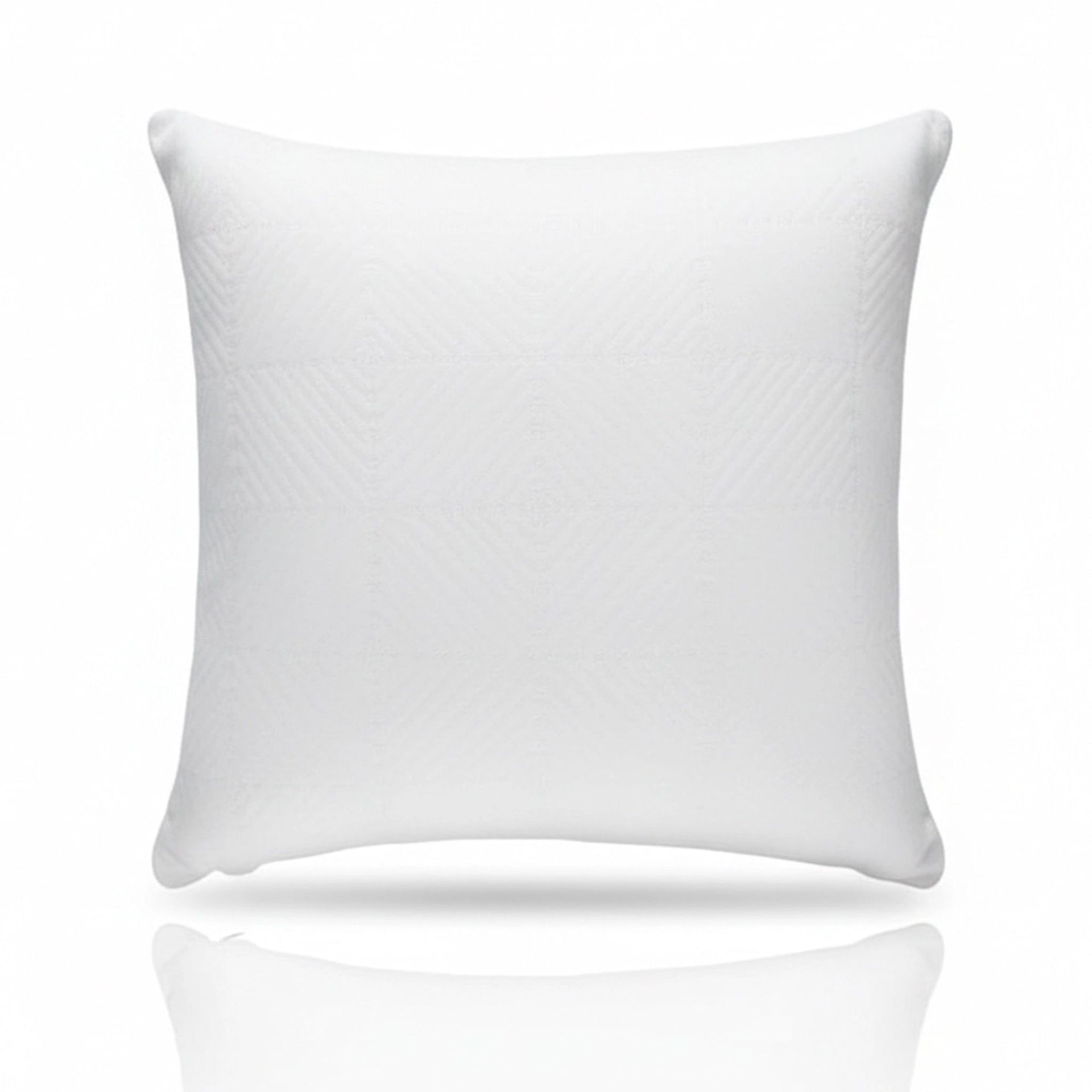 Solid White Memory Foam Pillow | Snow Puff