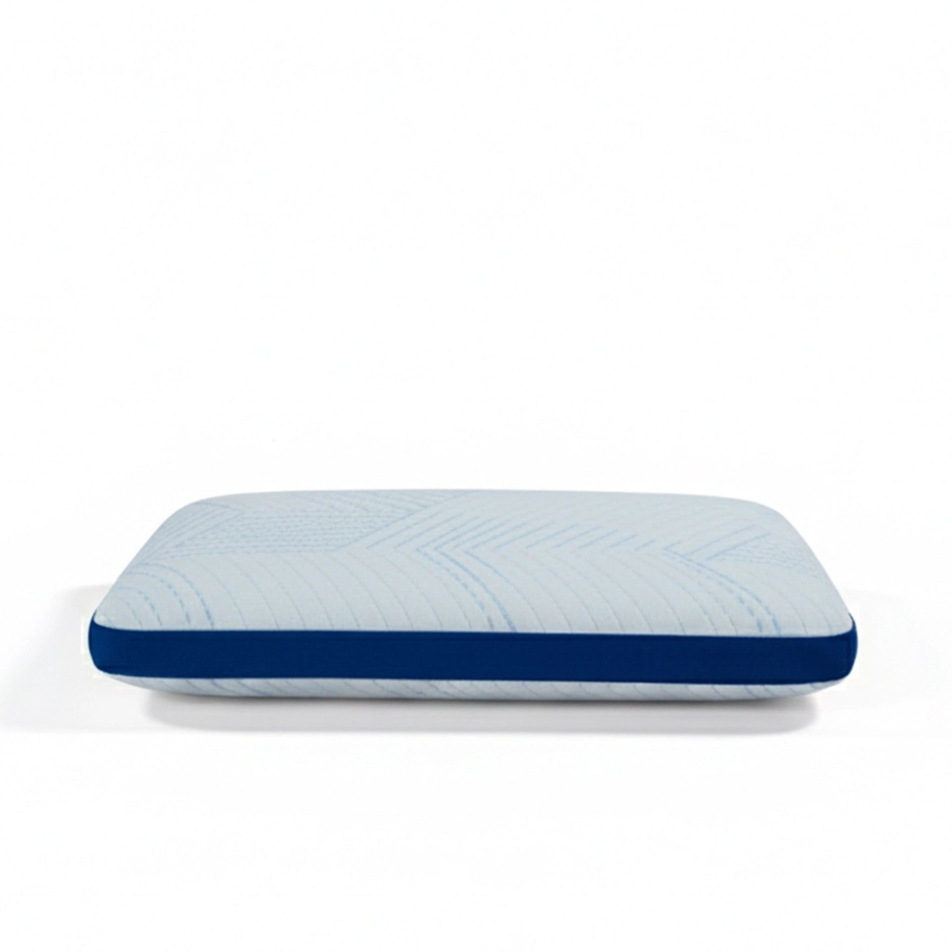 Solid Gusseted Blue Sky Infused Gel Memory Foam Pillow | Arctic Snooze