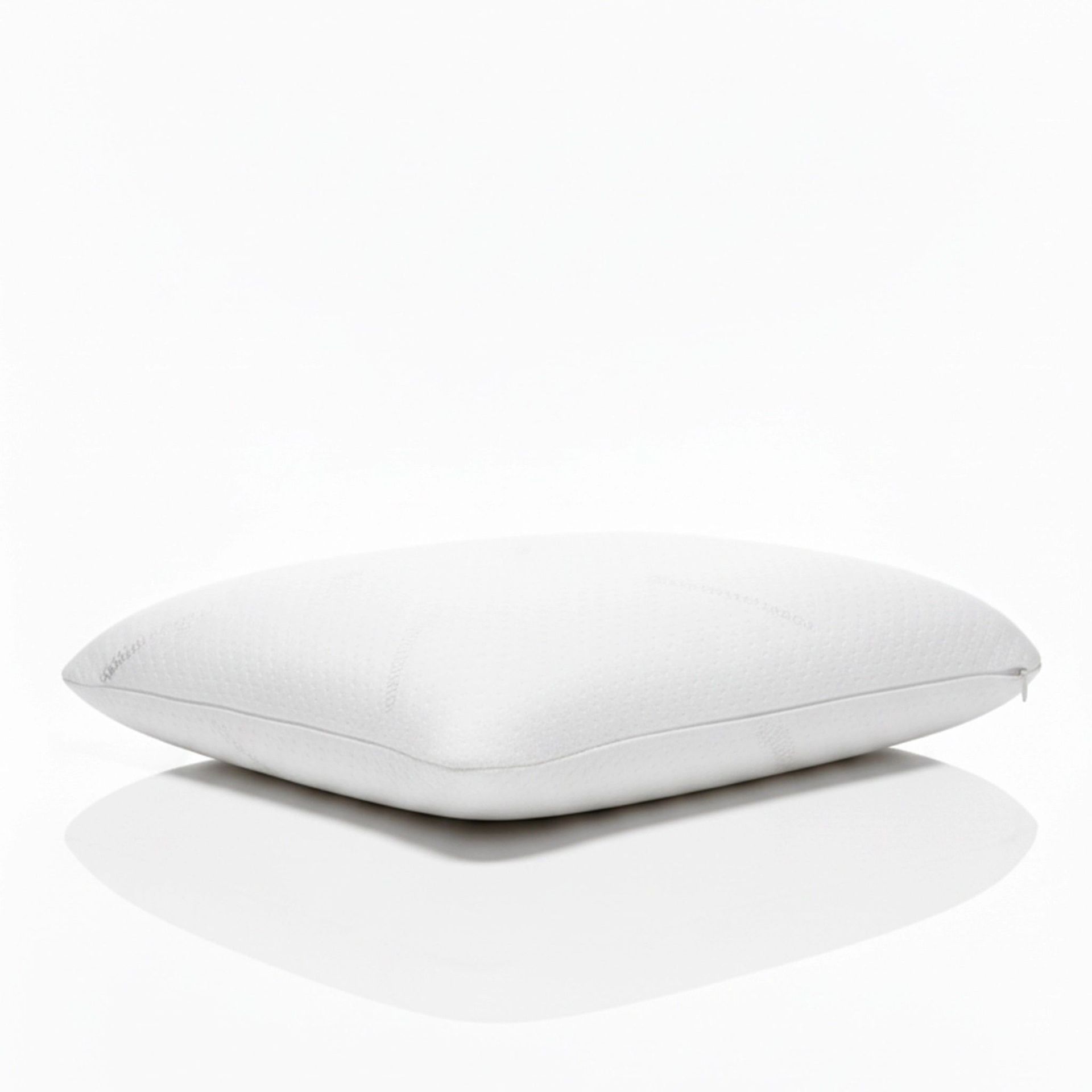 Solid White Memory Foam Pillow with Bamboo Fabric Cover | Bamboo Hush