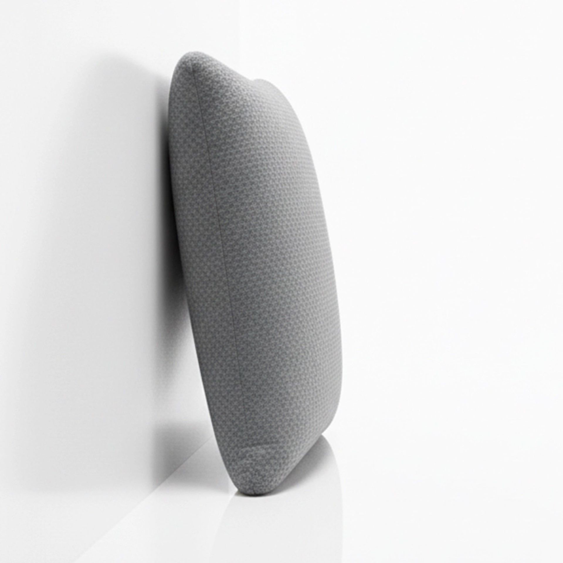 Solid Grey Latex Feel Foam Pillow with Charcoal Treated Fabric | Cloud Lite