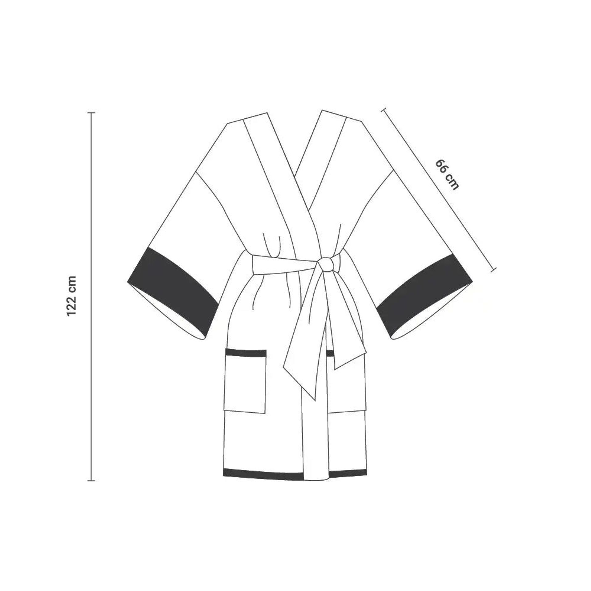 Solid Jacquard 360 GSM 100% Cotton Grey Large Bath Robe | De Jacquard