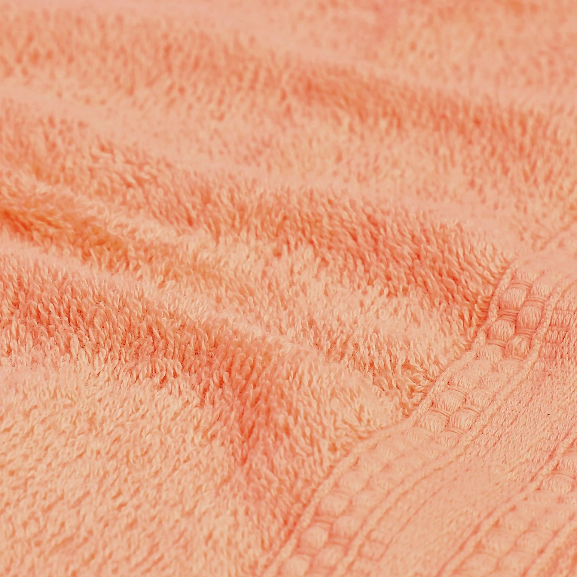 Solid Dyed 475 GSM 100% Cotton Peach Fuzz Face Towel | Paleto