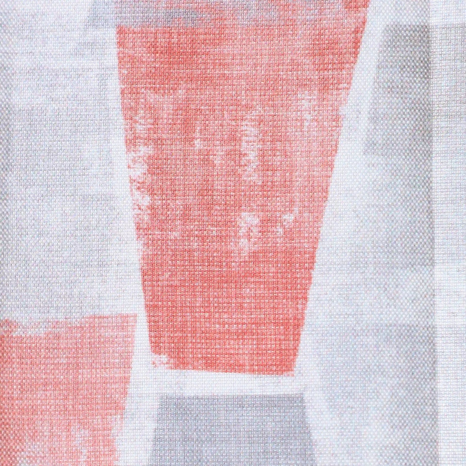 Geometric 100% Polyester Ash Grey Set of 2 Door Curtains | Chippa Lane