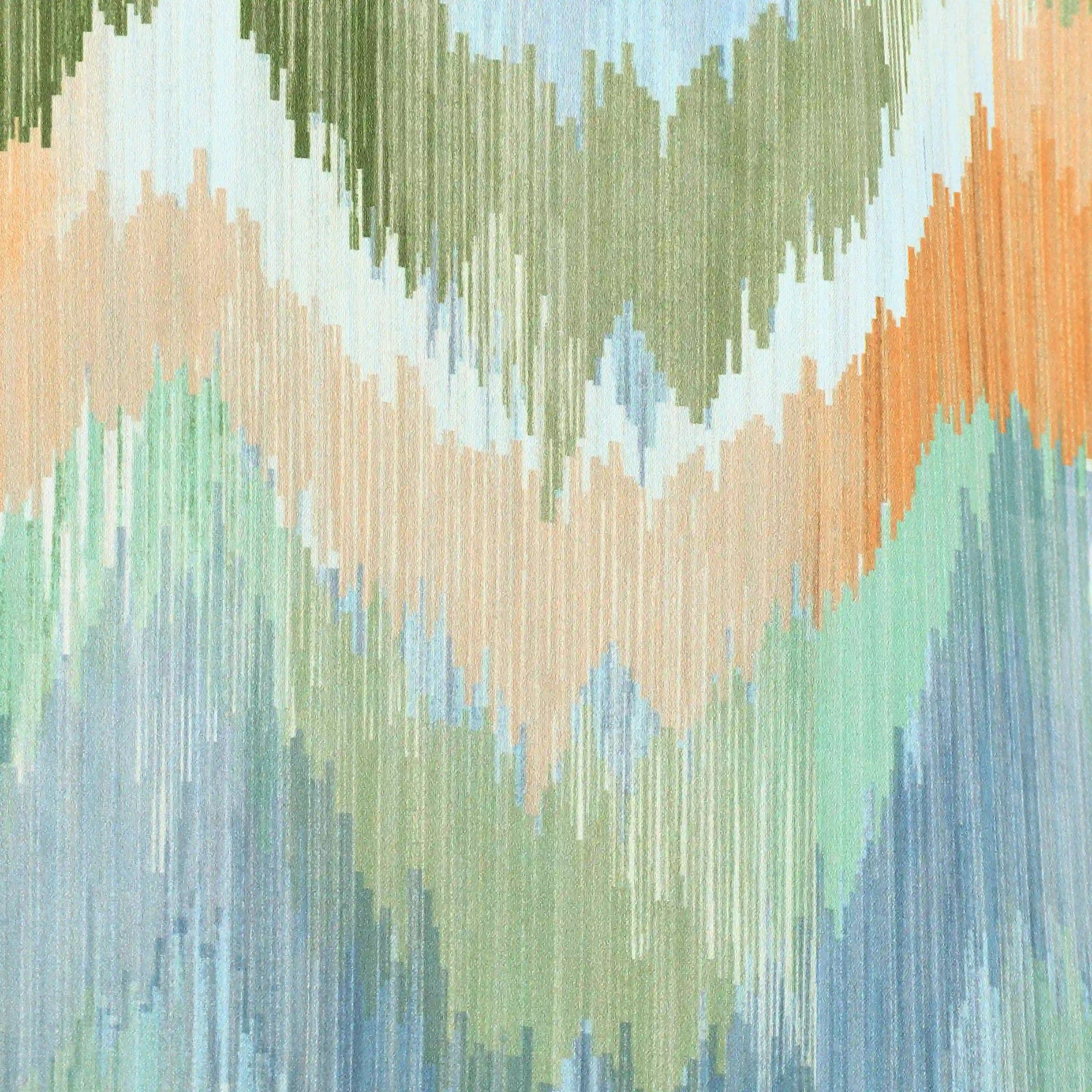 Abstract 100% Polyester Indigo Set of 2 Door Curtains | Bloomshire Classic