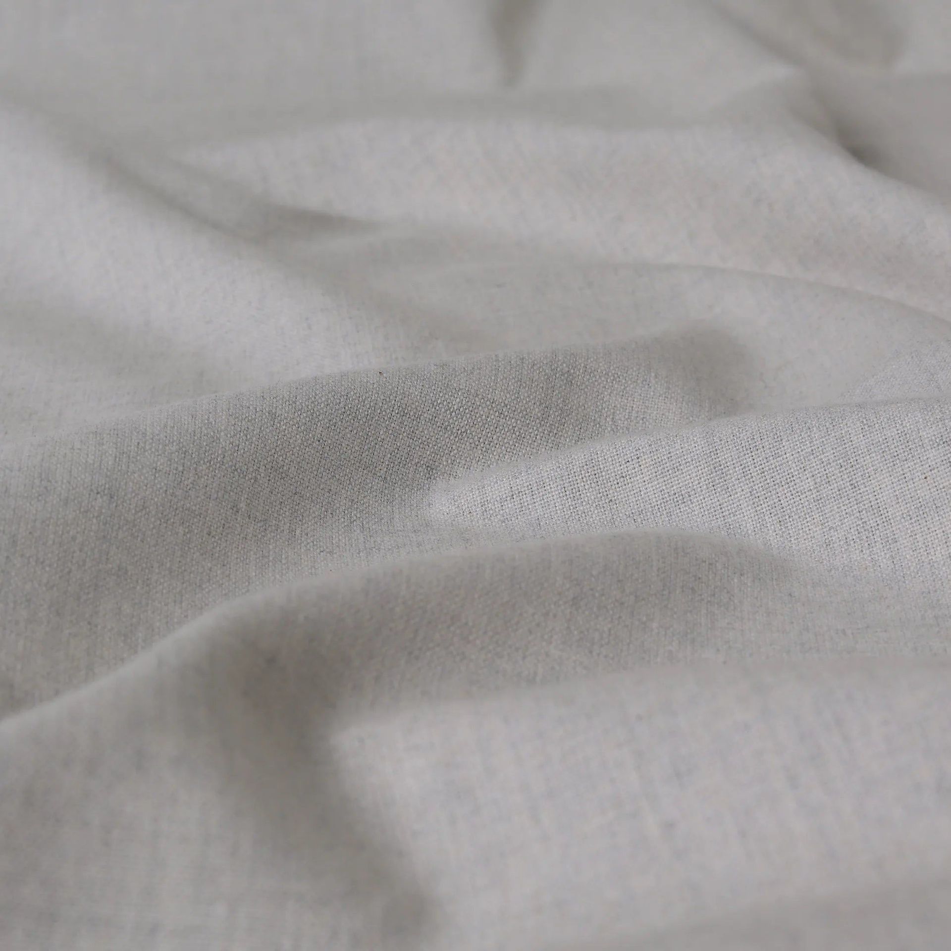 Solid Dyed 100% Cotton Feather Set of 2 Long Door Curtains | Pelushe