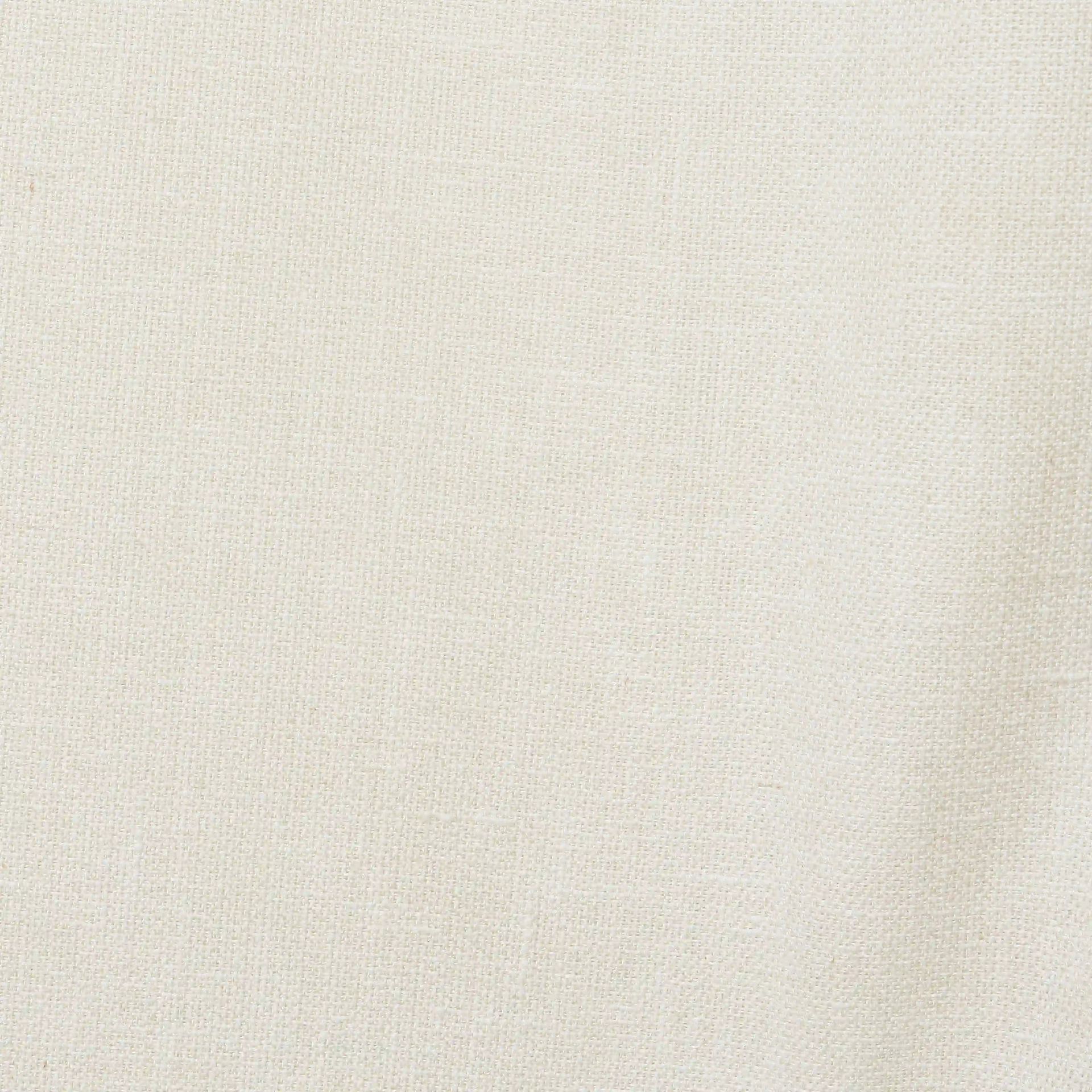 Solid Dyed Polyester Cotton blend Snow Set of 2 Window Curtains | Paleto
