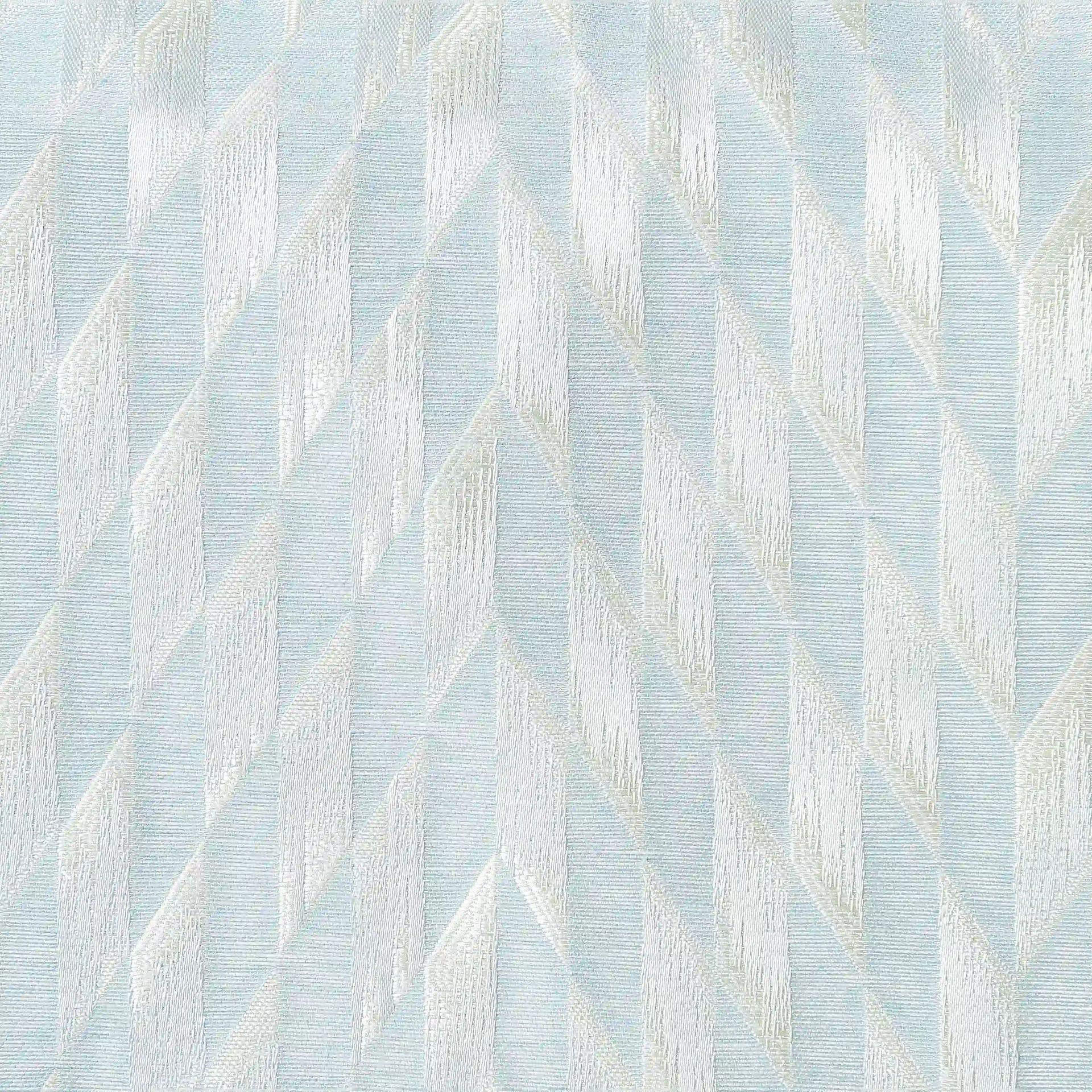 Jacquard Polyester Cotton blend Porcelain Set of 2 Window Curtains | De Jacquard Luxe