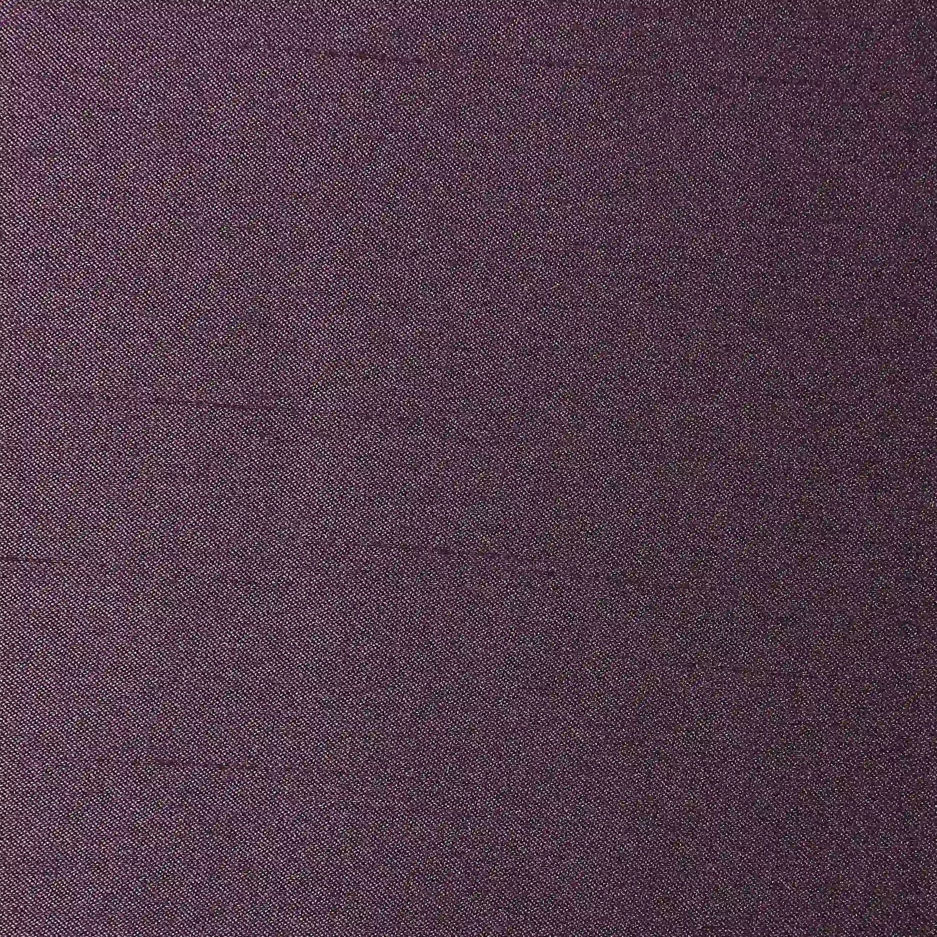 Solid Dyed 100% Polyester Deep Violet Set of 2 Door Curtains | Paleto