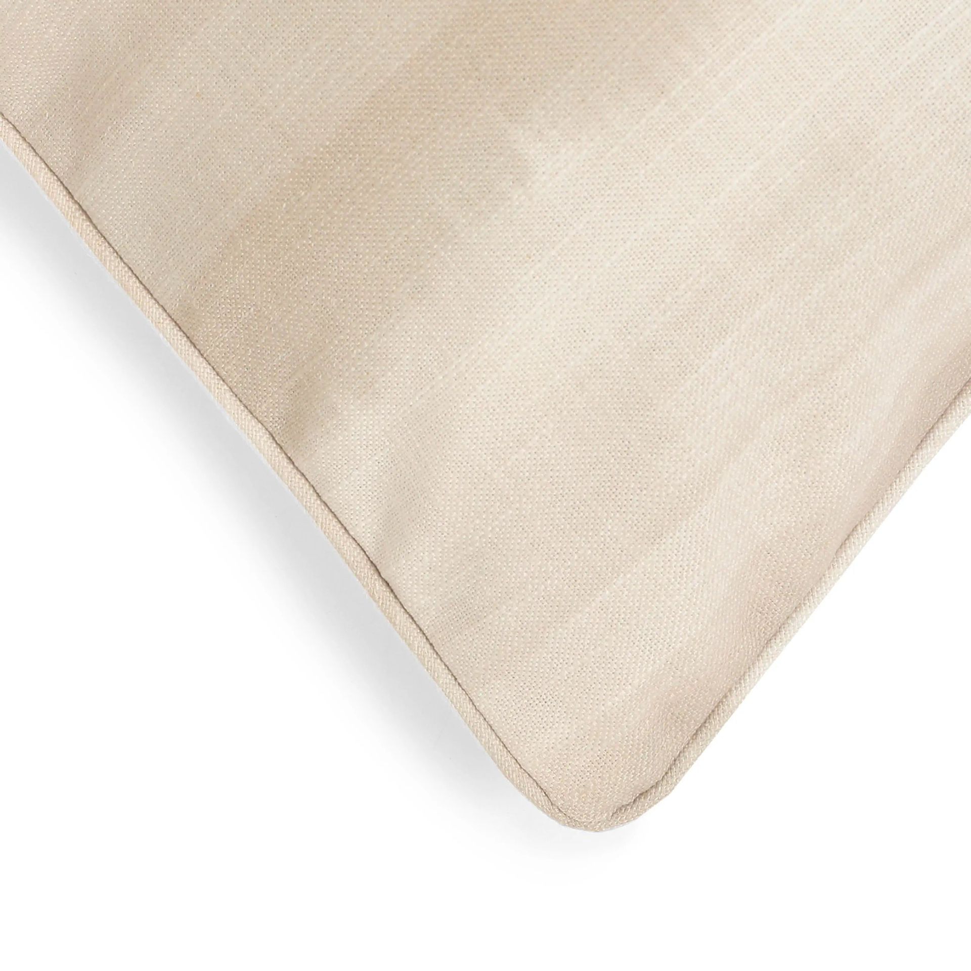 Abstract Polyester Blend Light Beige Cushion Cover | Espricia