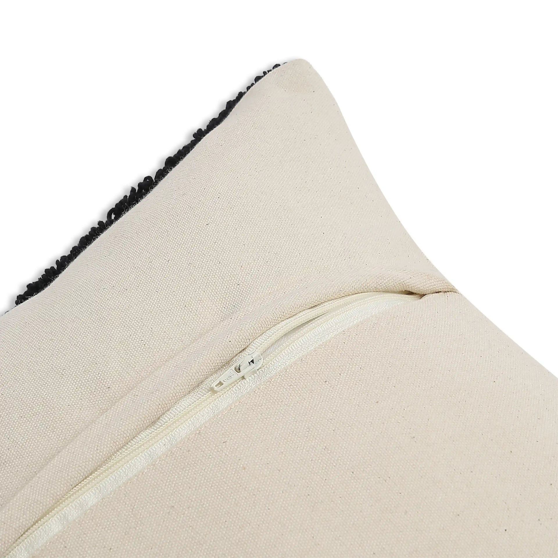 Abstract 100% Cotton Denim Haze Cushion Cover | Espricia
