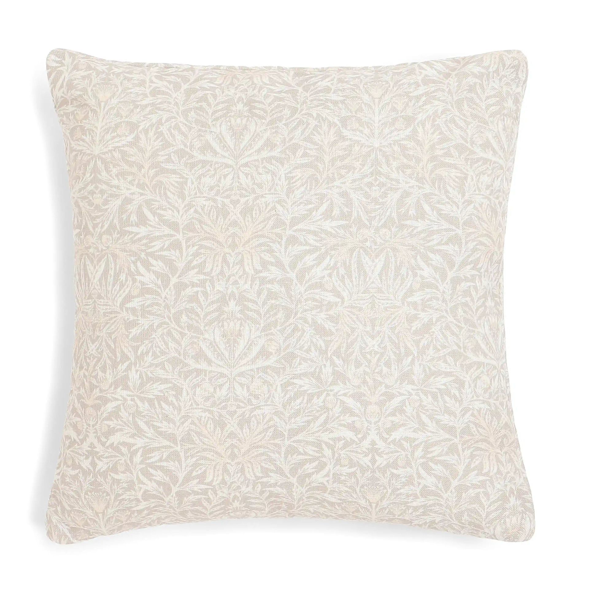 Indian Heritage Polyester Blend Biscotti Cushion Cover | Vissencia