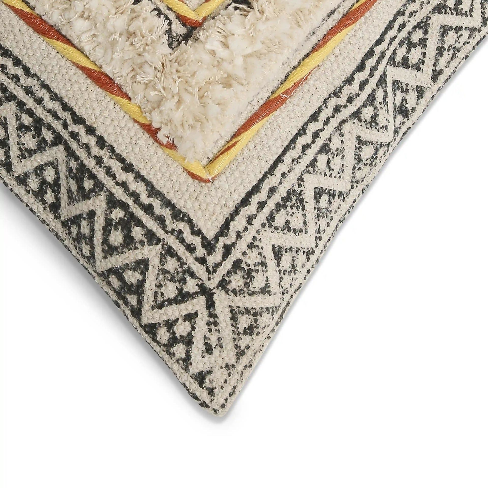 Ethnic 100% Cotton Stone Cushion Cover | Vissencia