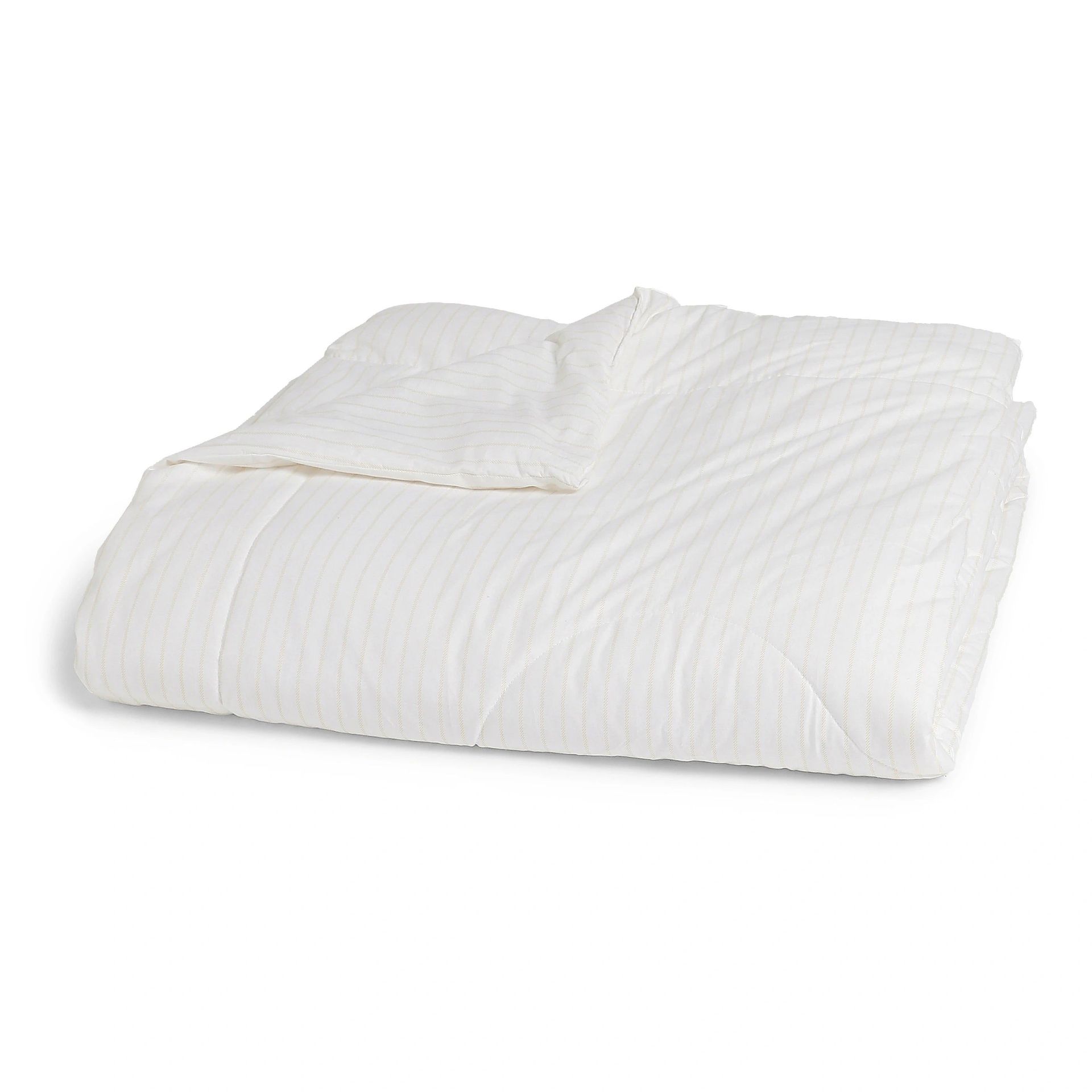Geometric 120 GSM 100% Cotton Beige Double Comforter | Bloomshire Classic