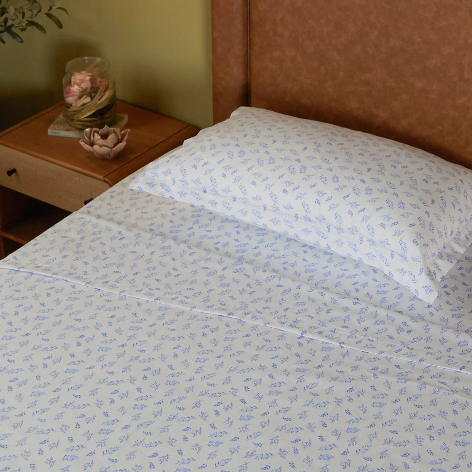 Floral 144 TC 100% Cotton Purple Single Dohar | Bloomshire Classic