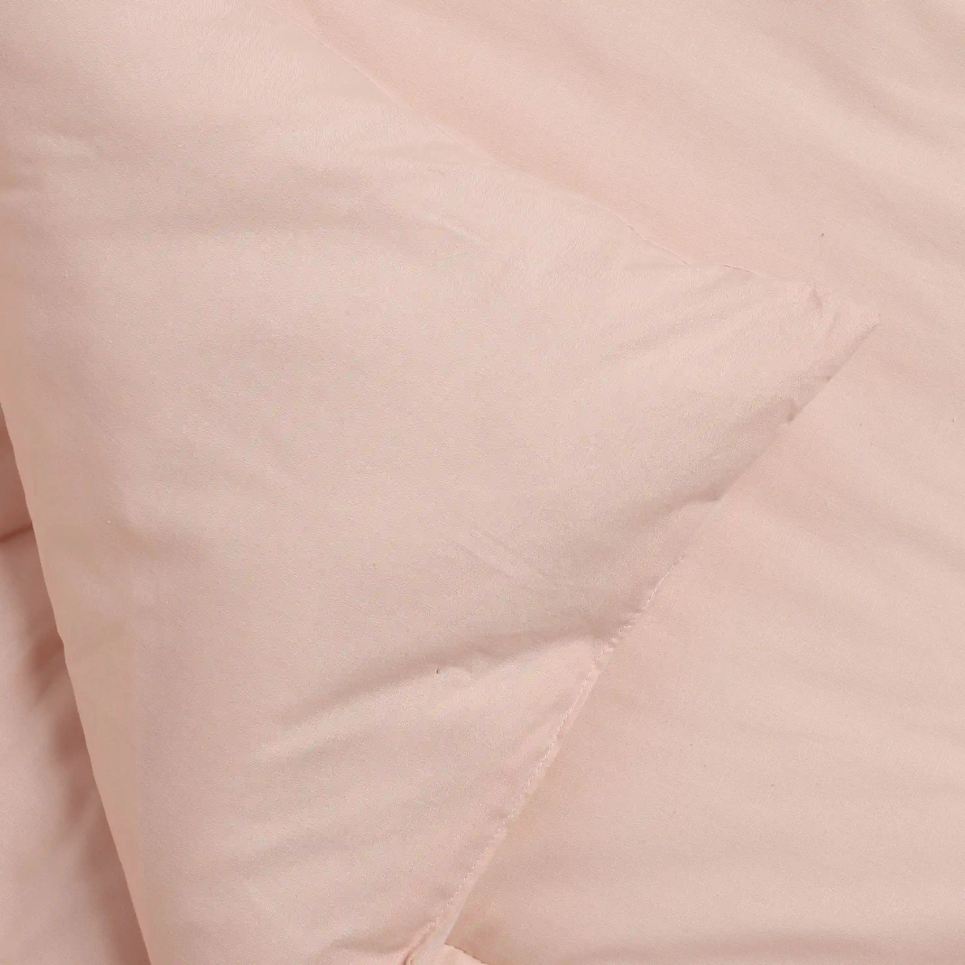Solid Dyed 240 GSM Cotton Veiled Rose Double Comforter | Paleto