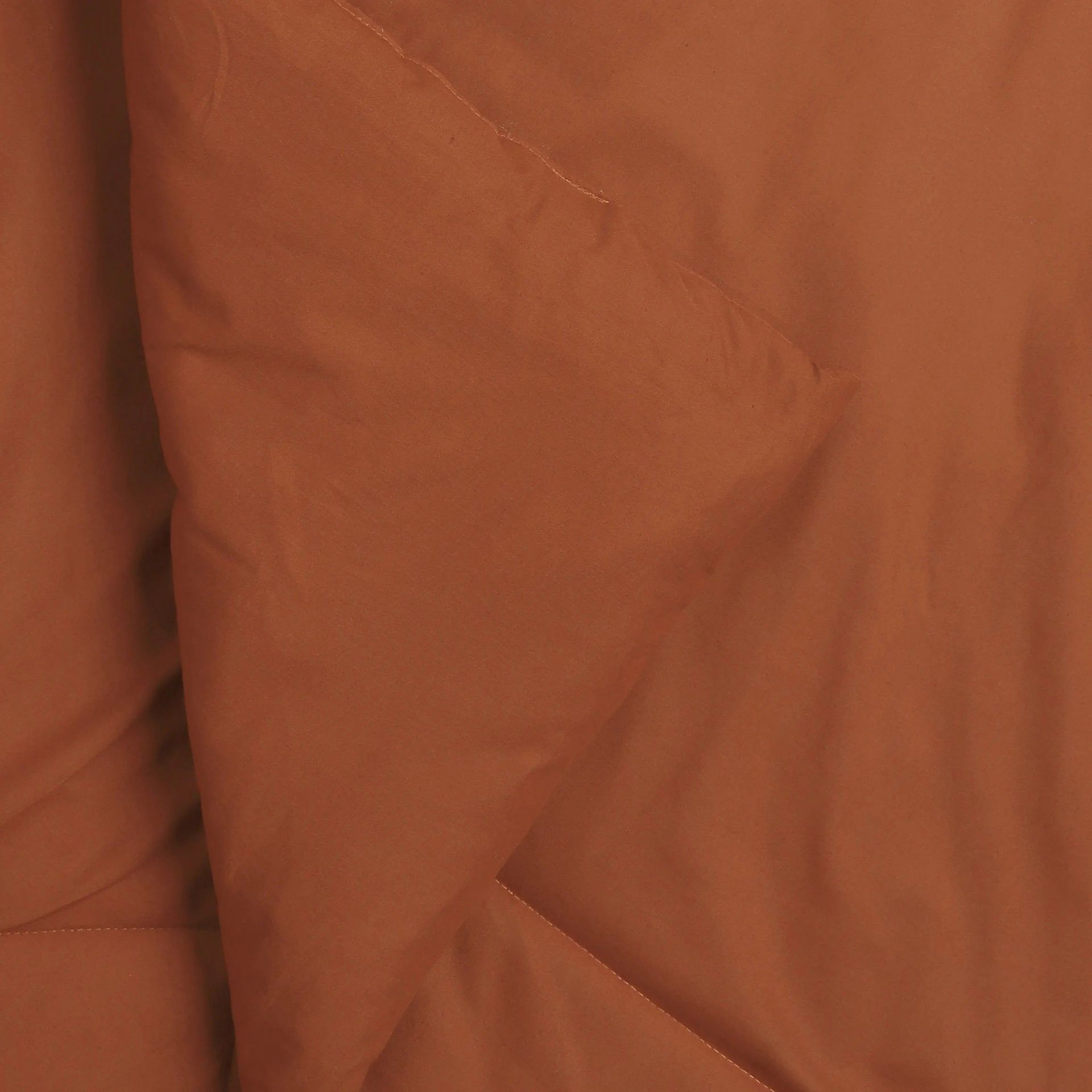 Solid Dyed 120 GSM Cotton Rust Single Comforter | Paleto