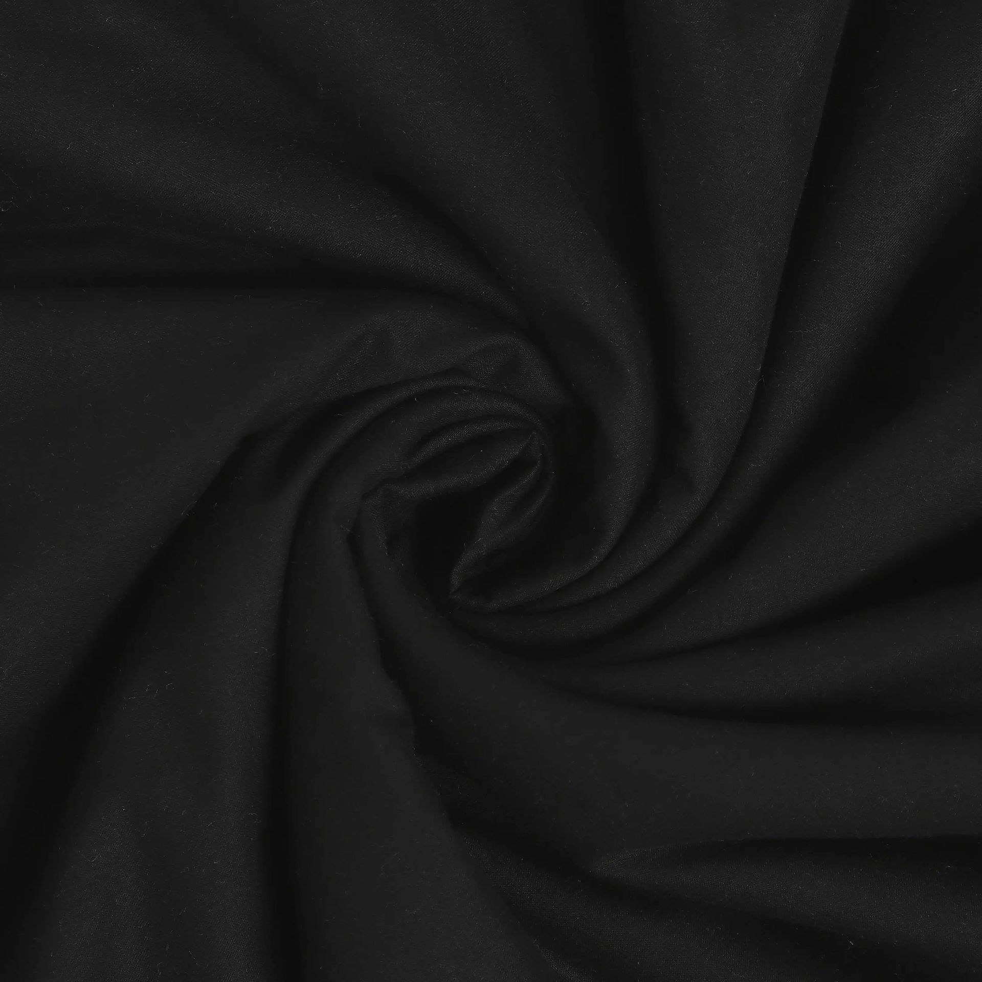Solid Dyed 144 GSM 100% Cotton Black Single Dohar | Paleto
