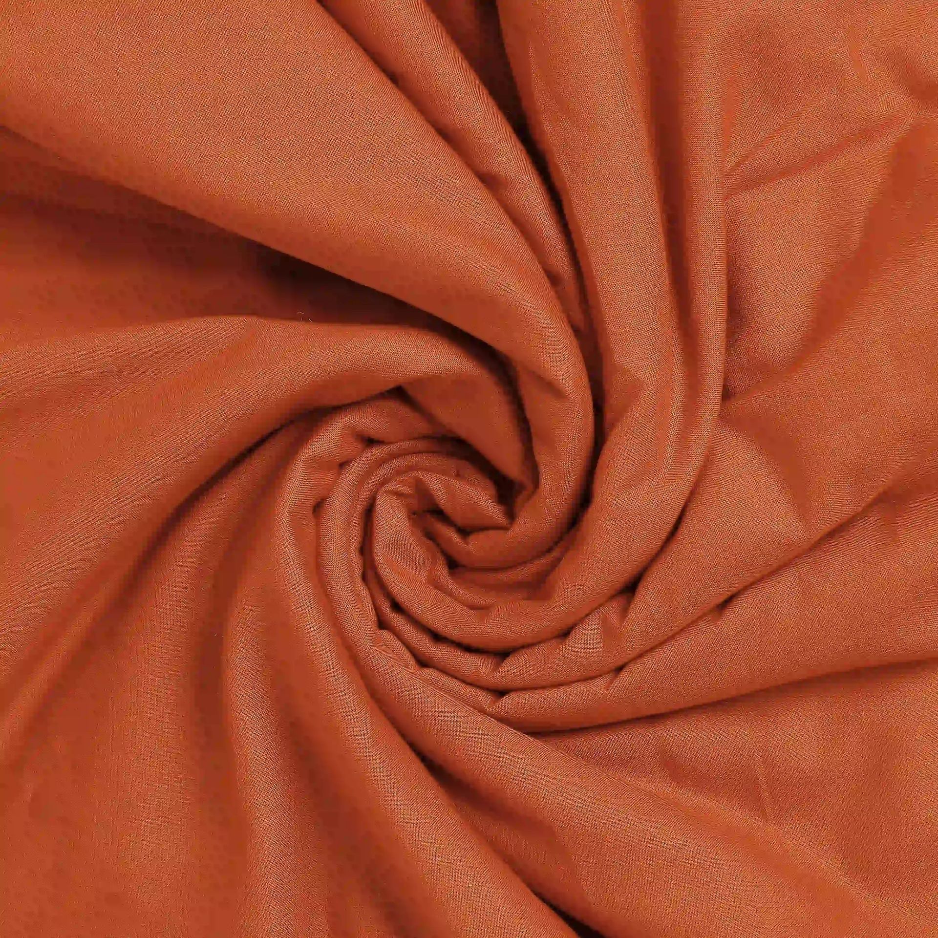 Solid Dyed 144 GSM 100% Cotton Rust Single Dohar | Paleto