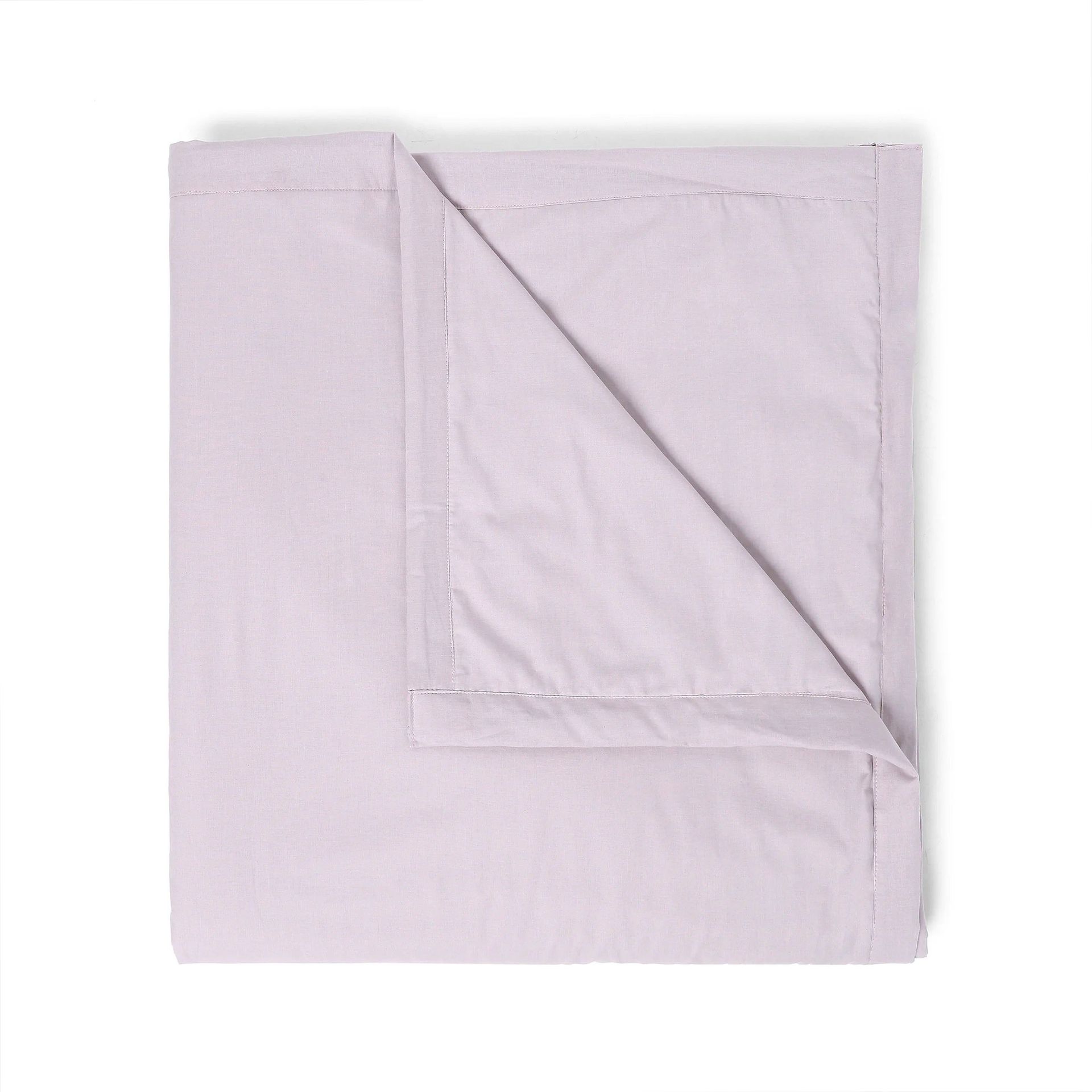 Solid Dyed 144 GSM 100% Cotton Grey Lavender Single Dohar | Paleto