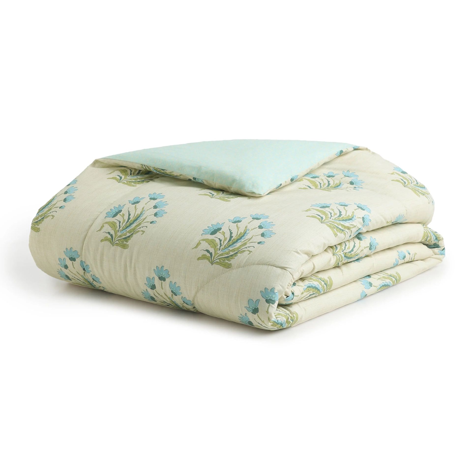 Indian Heritage 144 TC Cotton Indian Sage Double Bedding Set | Chippa Lane