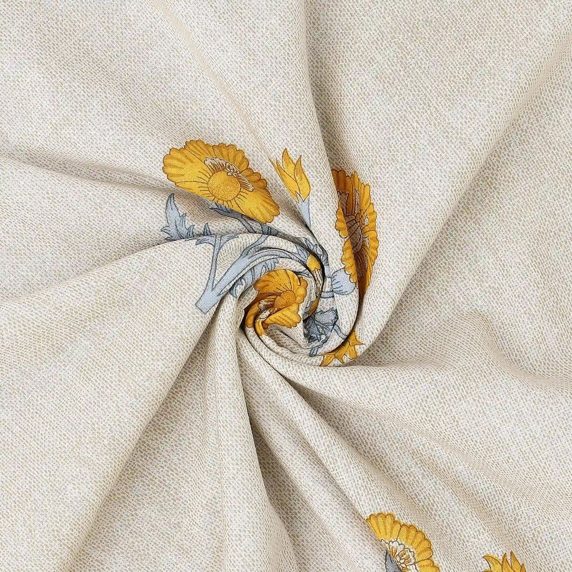 Indian Heritage 144 TC 100% Cotton Ochre Single Dohar | Chippa Lane