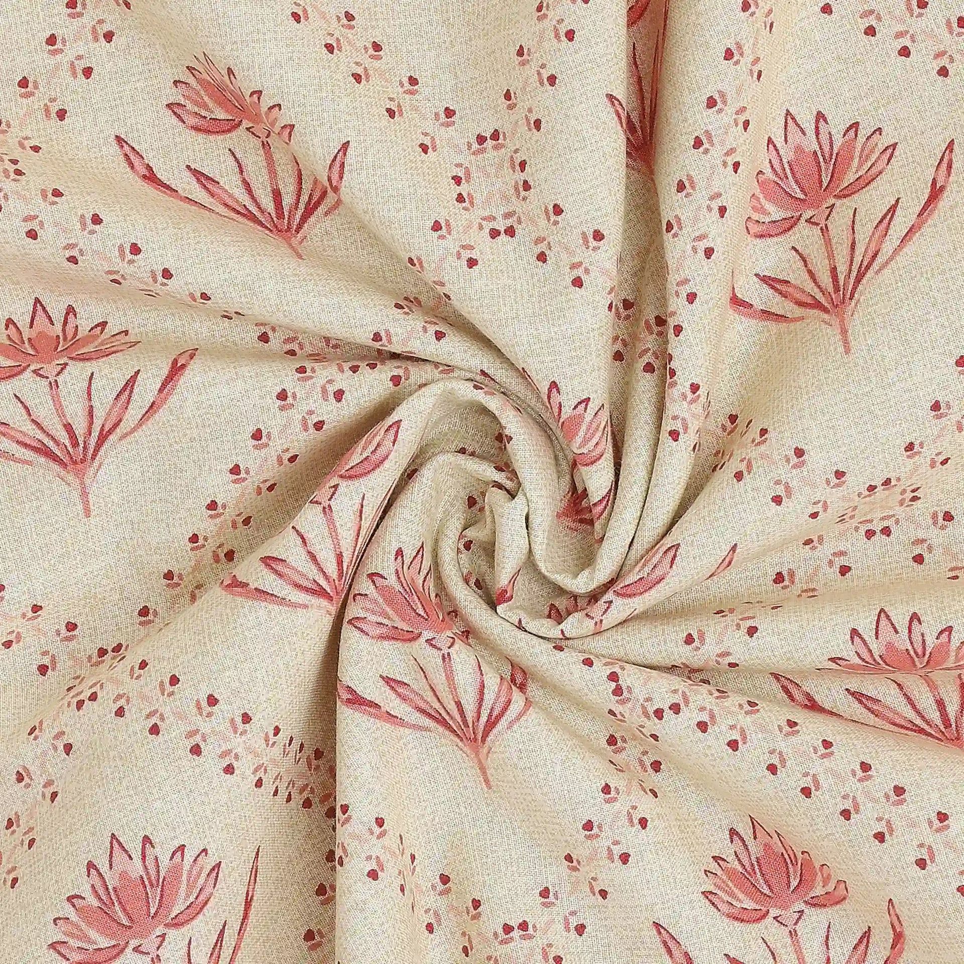 Indian Heritage 144 TC 100% Cotton Red Single Dohar | Chippa Lane