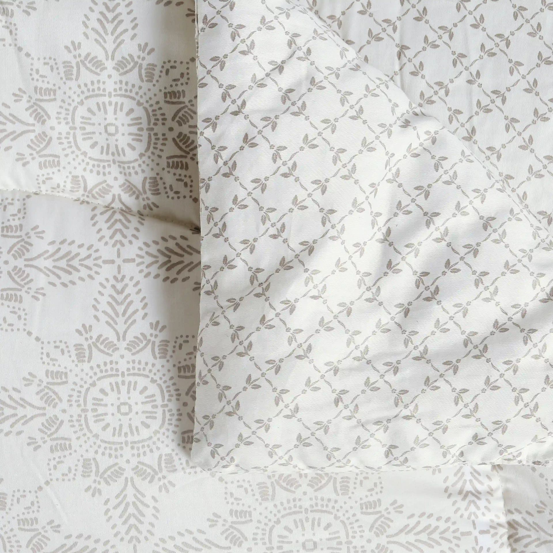 Ethnic 120 GSM 100% Cotton Sage Double Comforter | Fergana
