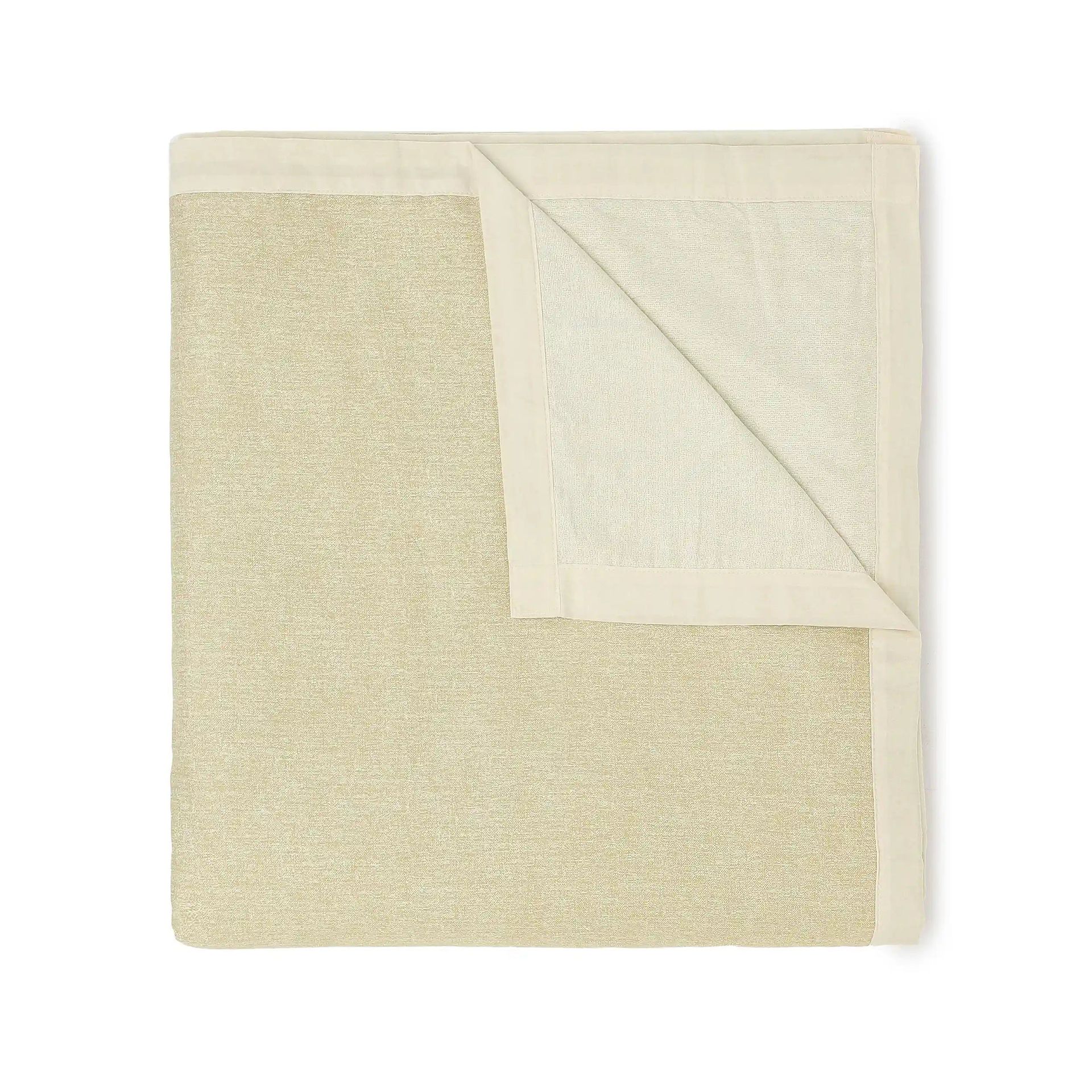 Textured 250 TC 100% Cotton Beige Double Dohar | Yutori