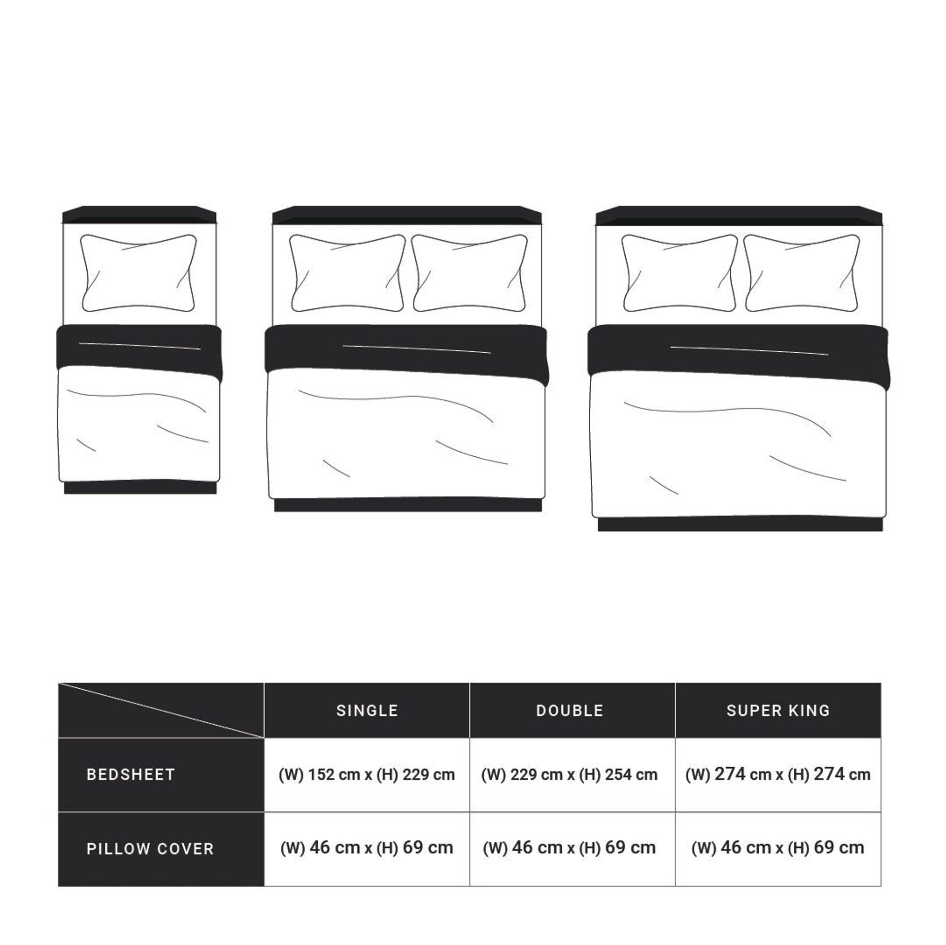 Geometric 144 TC 100% Cotton Blue Single Bedsheet Set | Bloomshire Classic