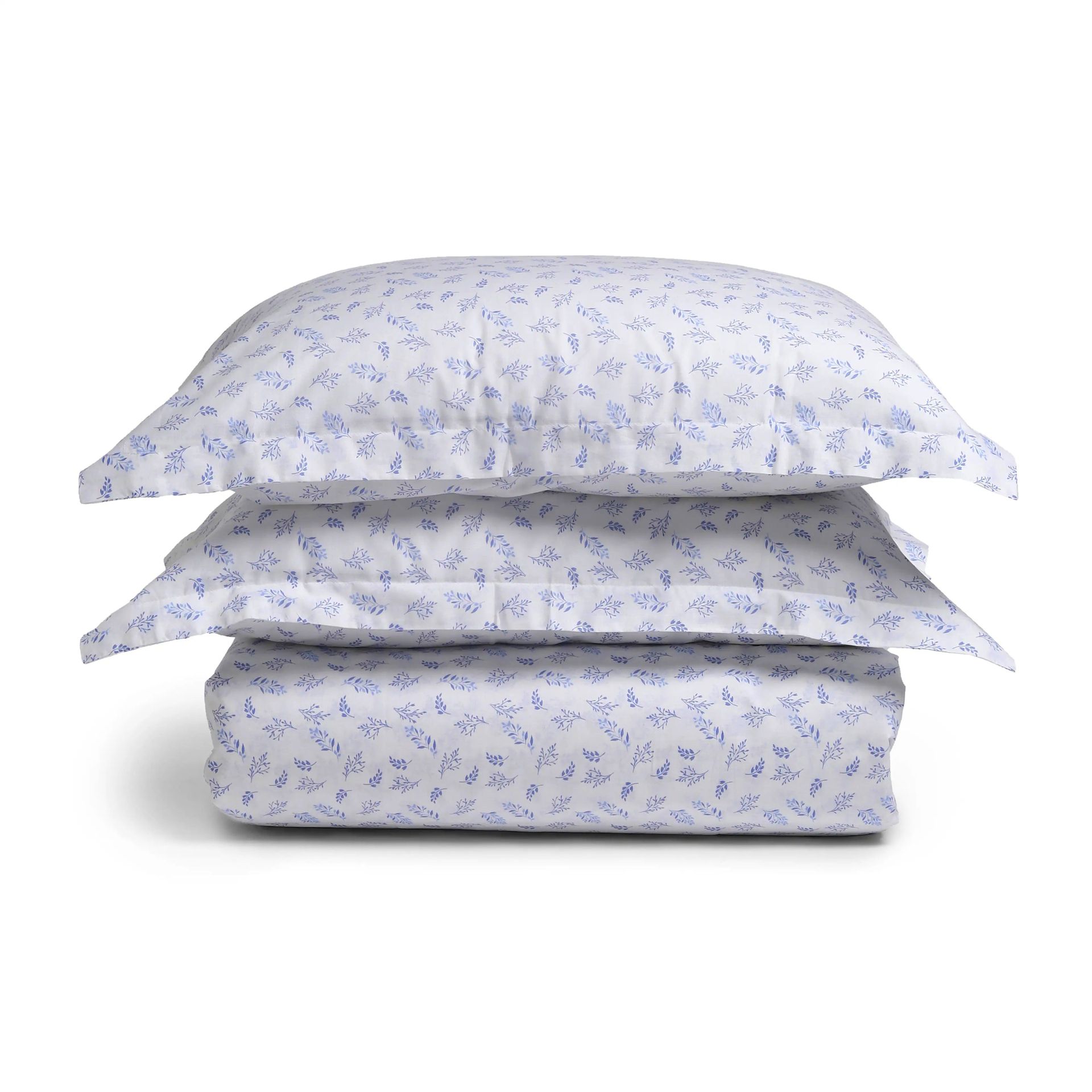 Floral 144 TC 100% Cotton Purple Double Bedsheet Set | Bloomshire Classic