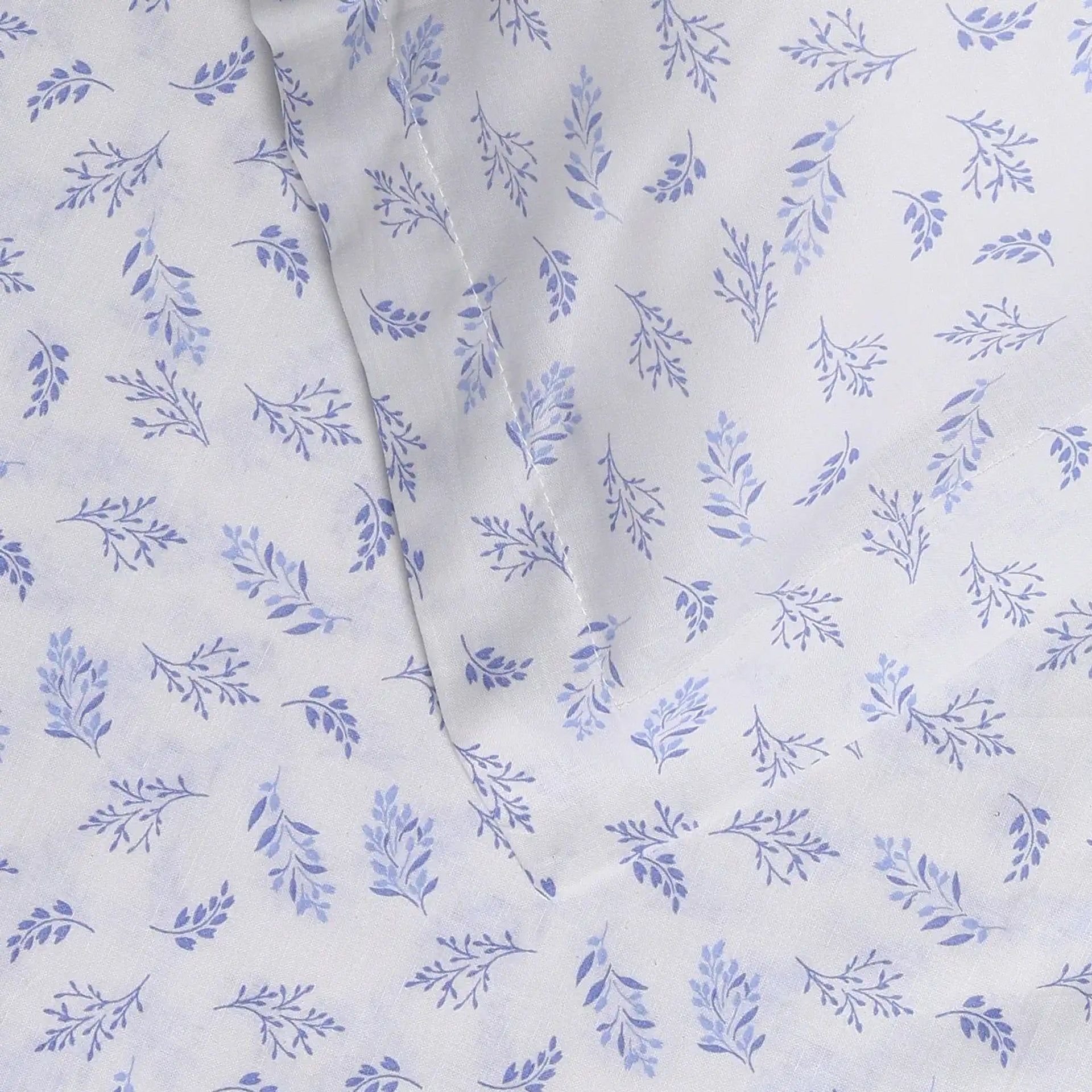Floral 144 TC 100% Cotton Purple Double Bedsheet Set | Bloomshire Classic