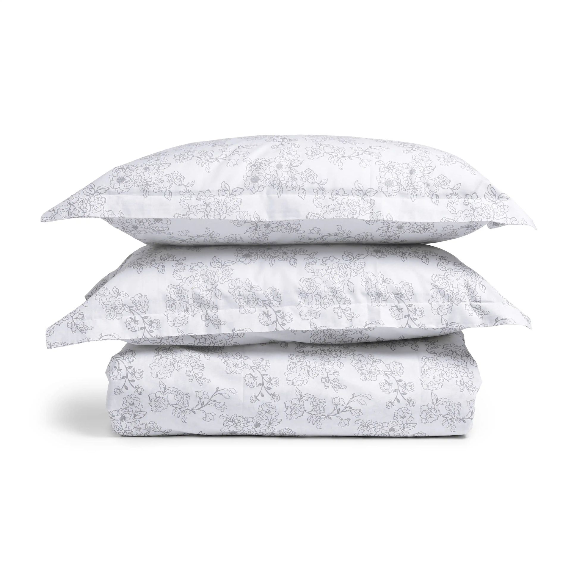 Ethnic 144 TC 100% Cotton Salmon Double Bedsheet Set | Bloomshire Classic