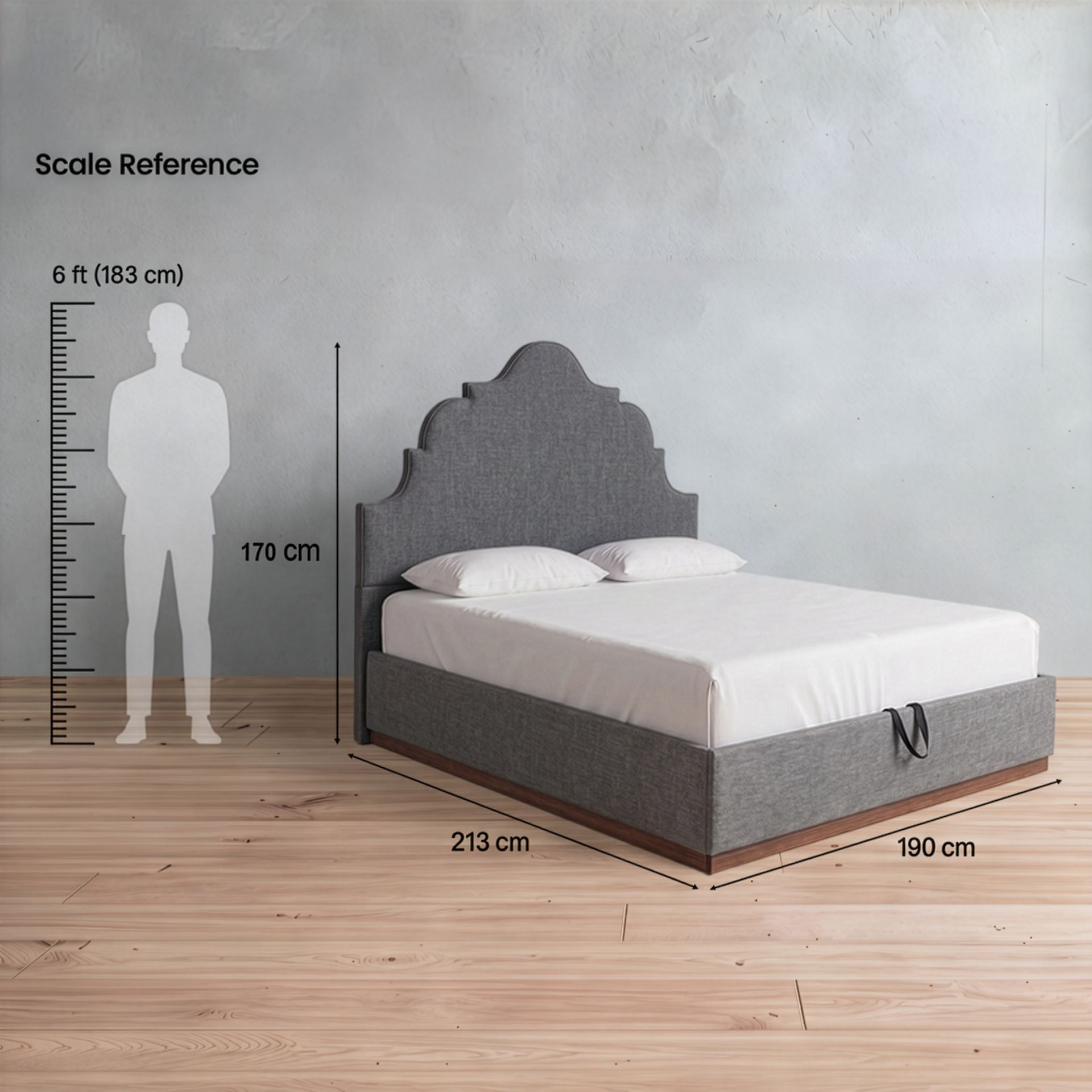 Classic Athens Upholstered Bed
