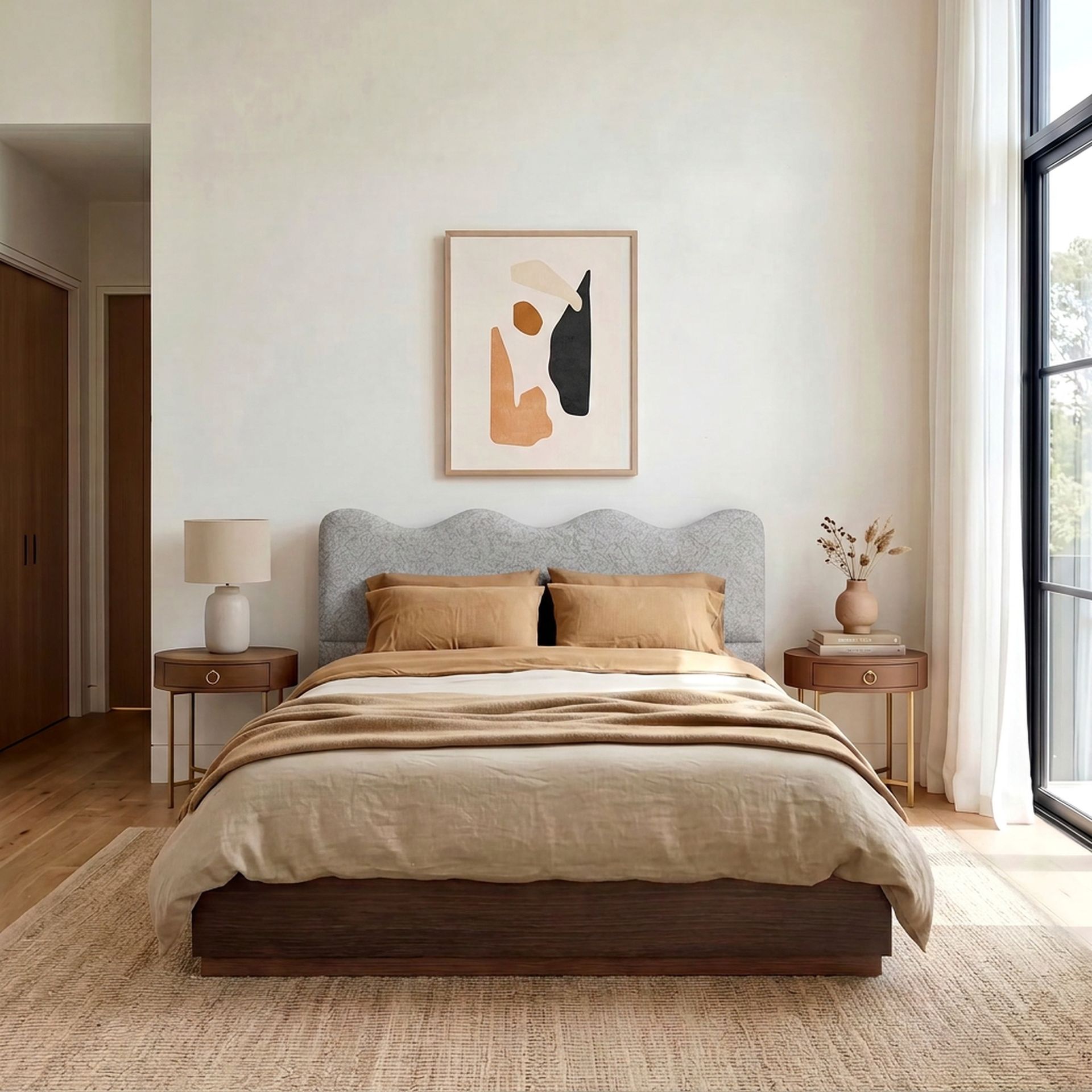 Curved Lisbon Bed