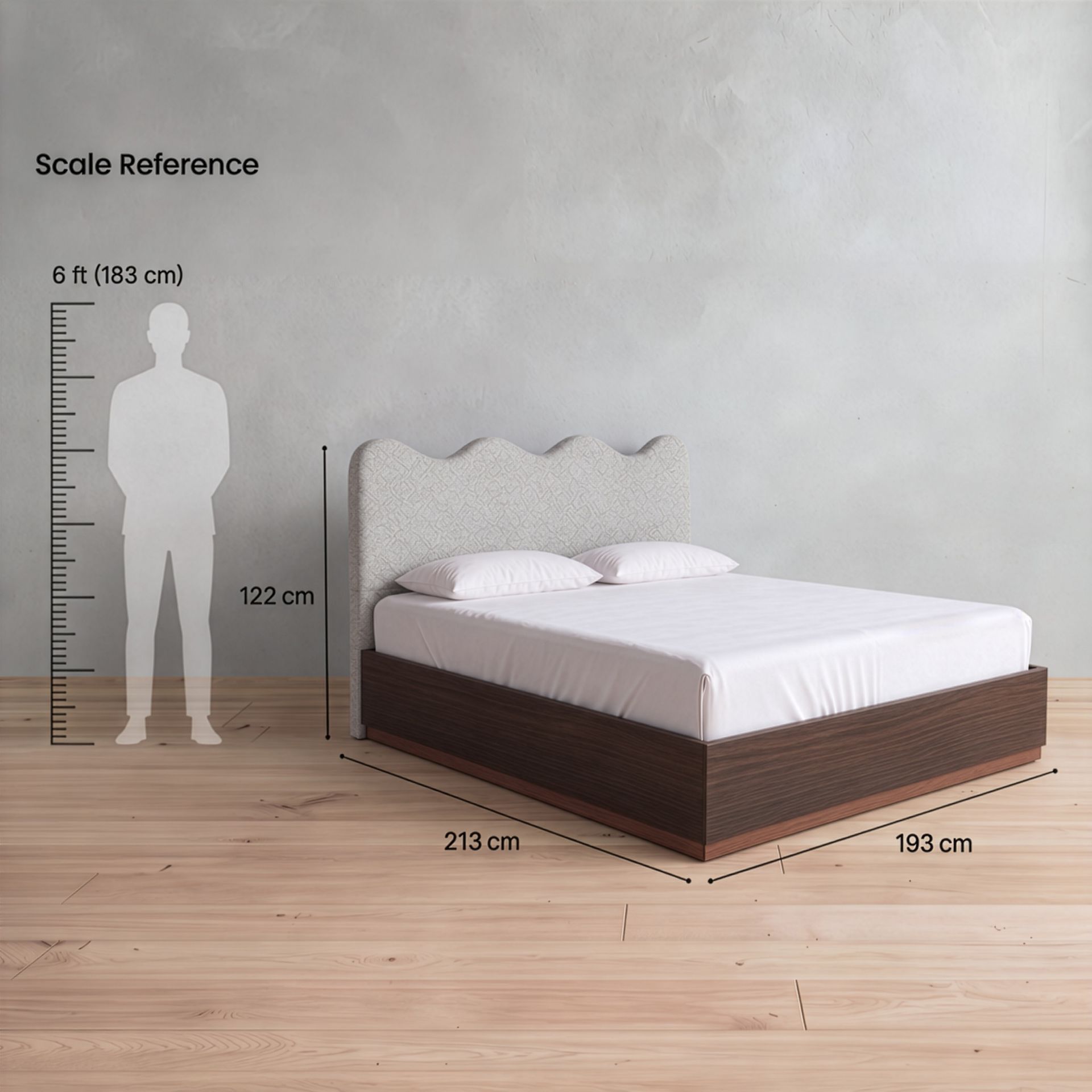 Curved Lisbon Bed